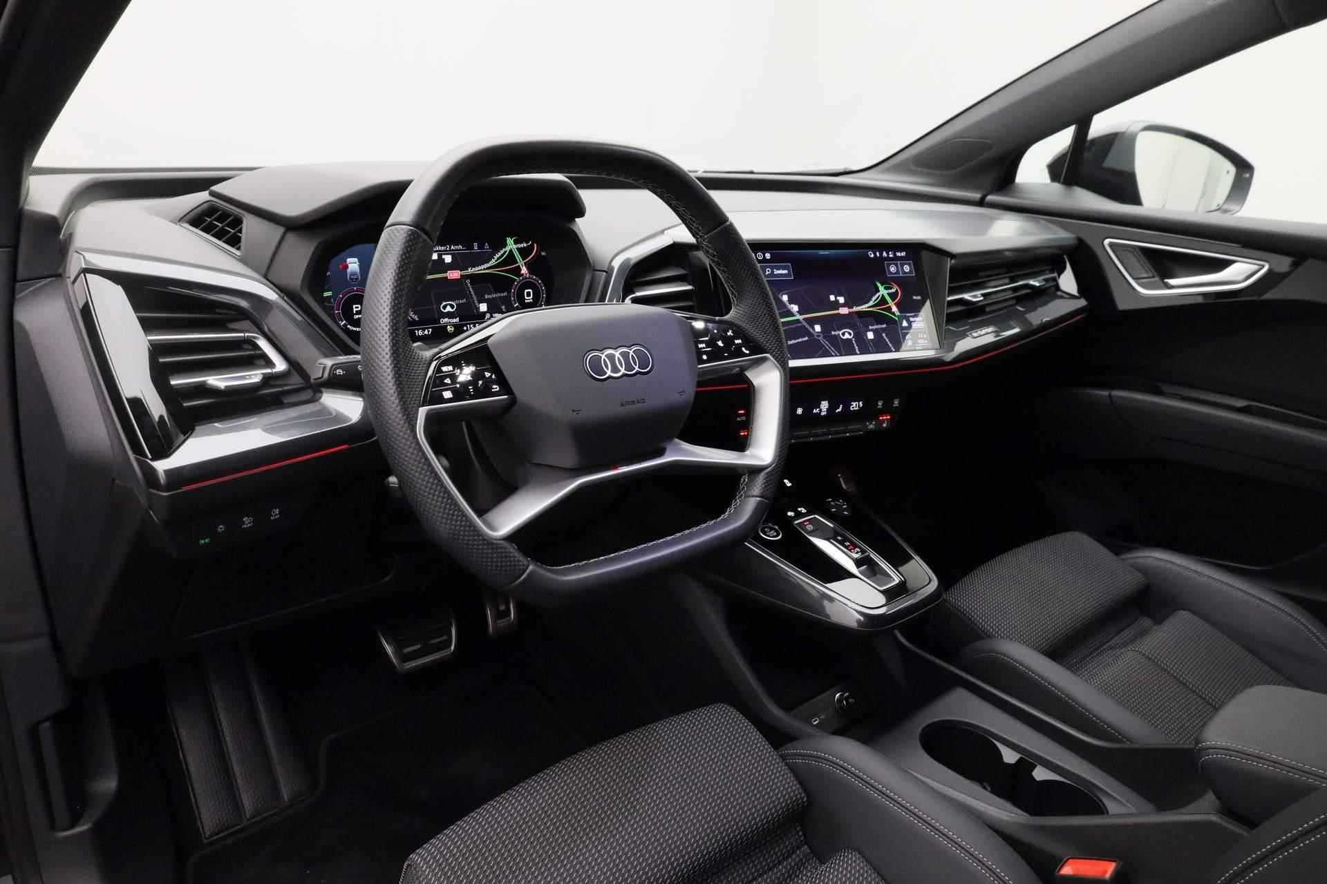 Audi Q4 e-tron 40 S edition 77 kWh 204PK | Warmtepomp | Pano | Trekhaak | Matrix LED | Camera | 20 inch | ACC - 3/46