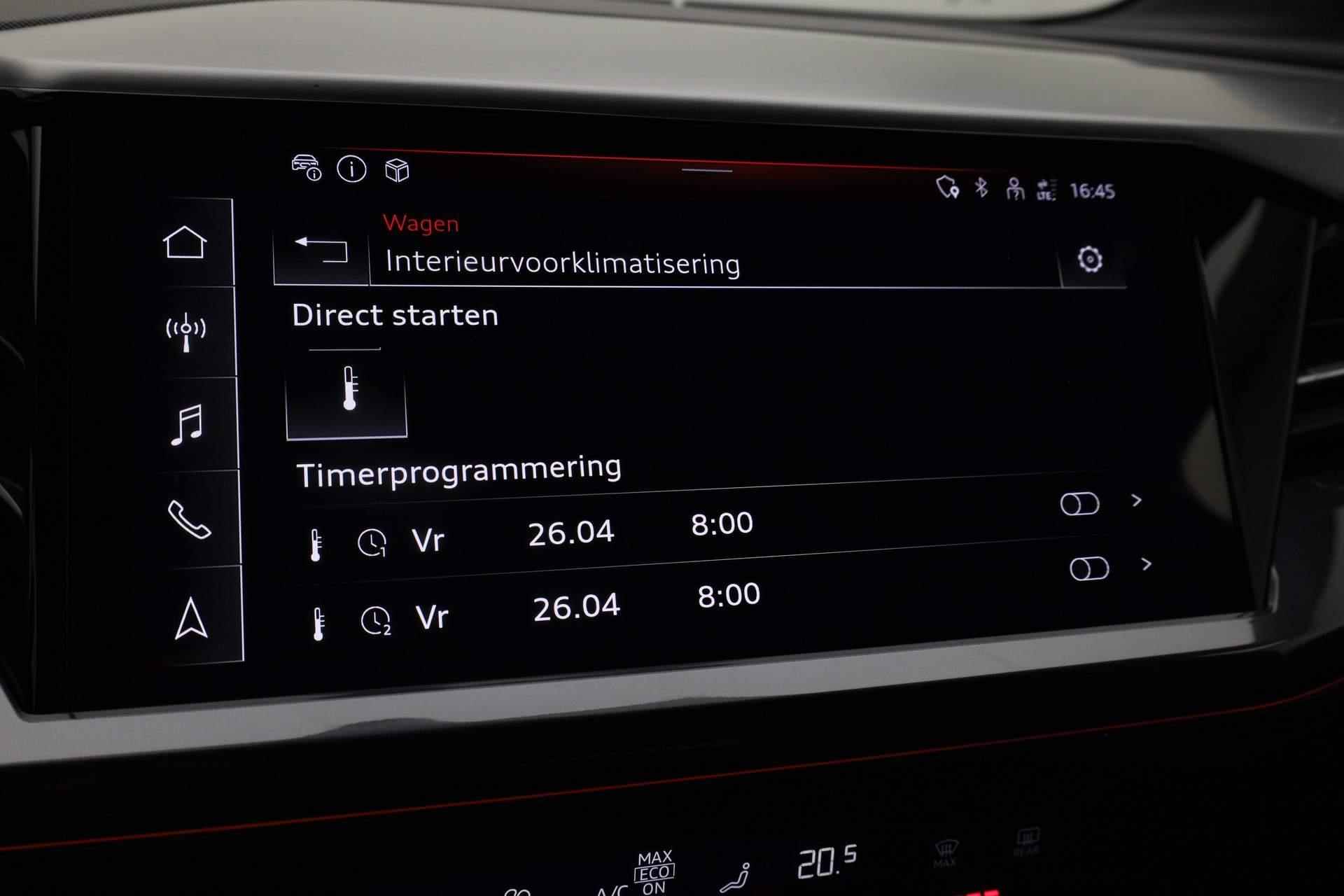 Audi Q4 e-tron 40 S edition 77 kWh 204PK | Warmtepomp | Pano | Trekhaak | Matrix LED | Camera | 20 inch | ACC - 12/46
