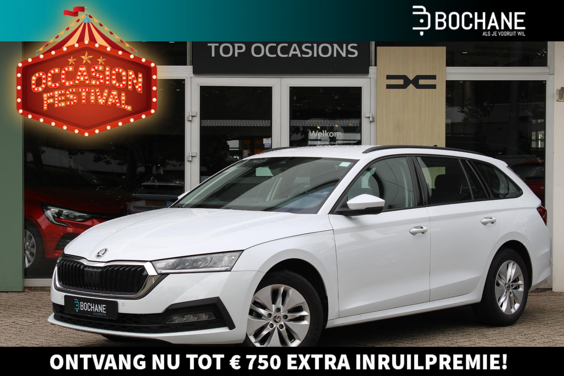 Skoda Octavia Combi 1.0 e-TSI DSG Business Edition AUTOMAAT | NAVI | CLIMA | PARKEERSENSOREN |