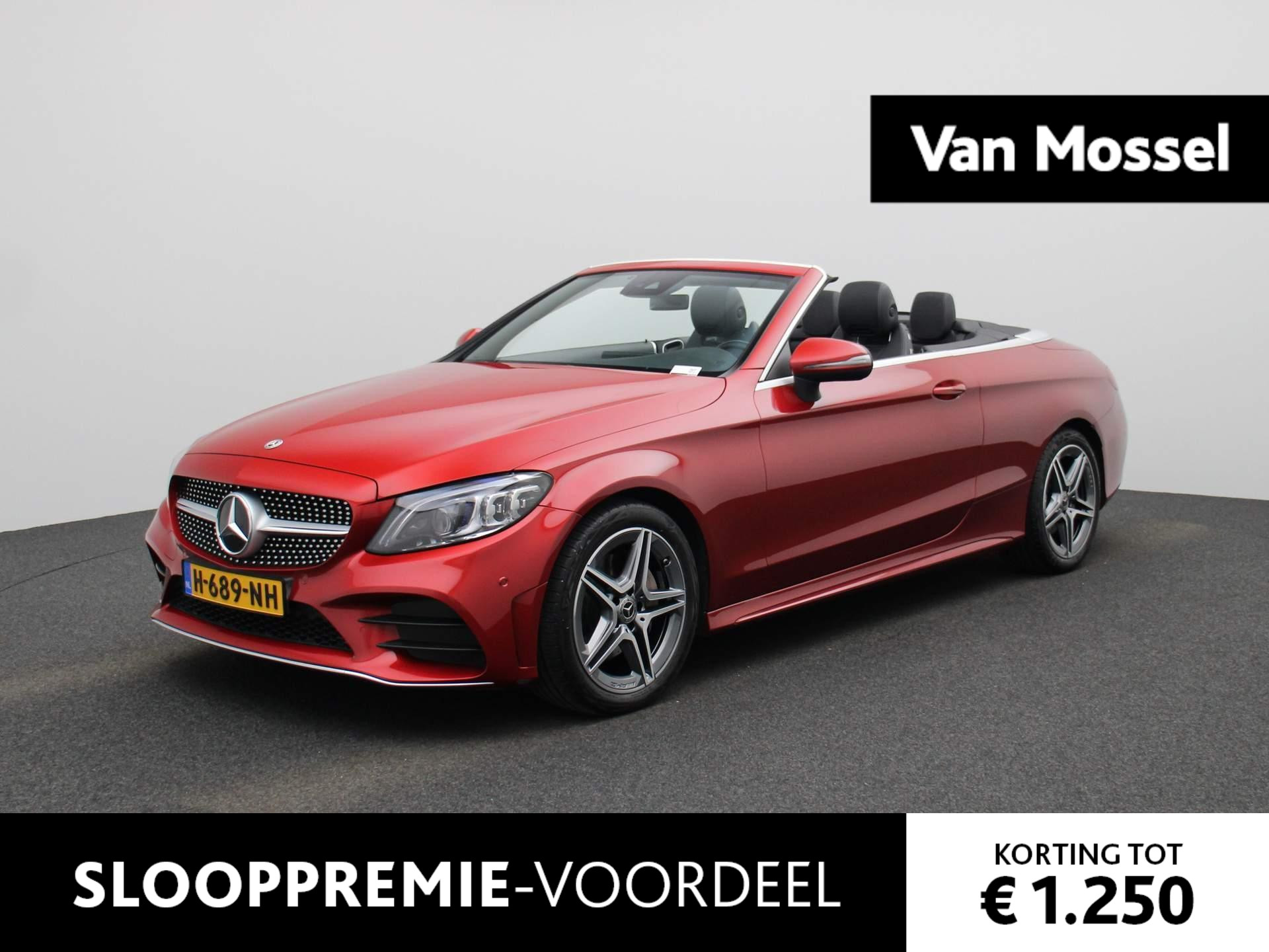 Mercedes-Benz C-klasse Cabrio 180 Premium Pack | AMG Line Pack - Cabriolet | Automaat | Apple Carplay/Android Auto | MULTIBEAM LED | Nekverwarming | Sfeerverlichting | Stoelverwarming voor | Houtafwerking interieur |