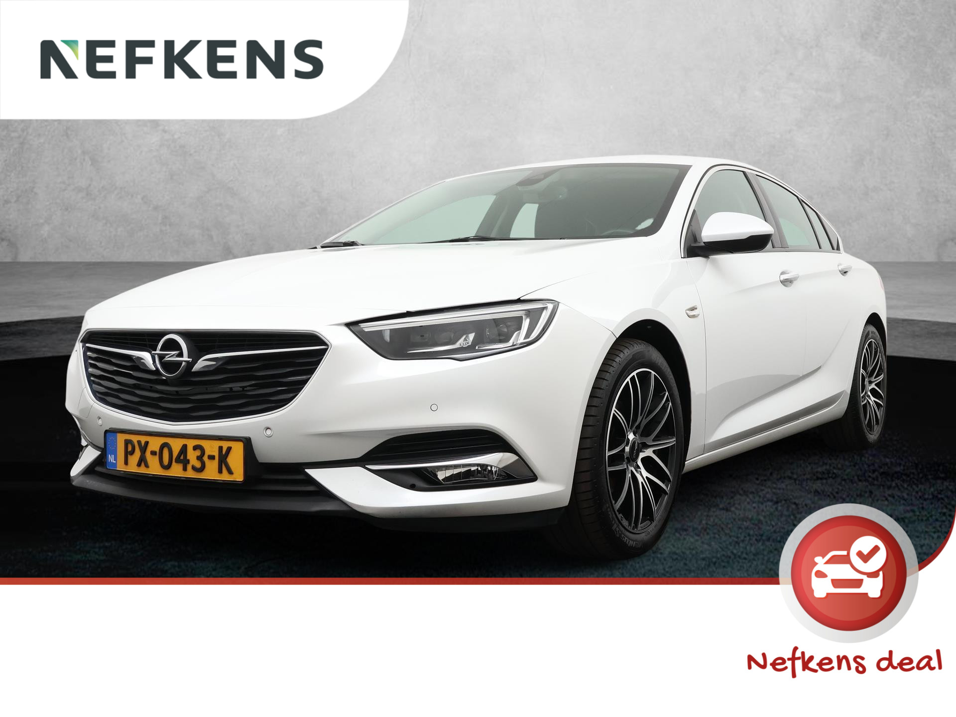 Opel Insignia Grand Sport Innovation 165pk Automaat | Navigatie | Licht Metalen Velgen 18" | Lederen Bekleding | Parkeersensor Achter/Voor | Voorstoelen Verwamd bij viaBOVAG.nl