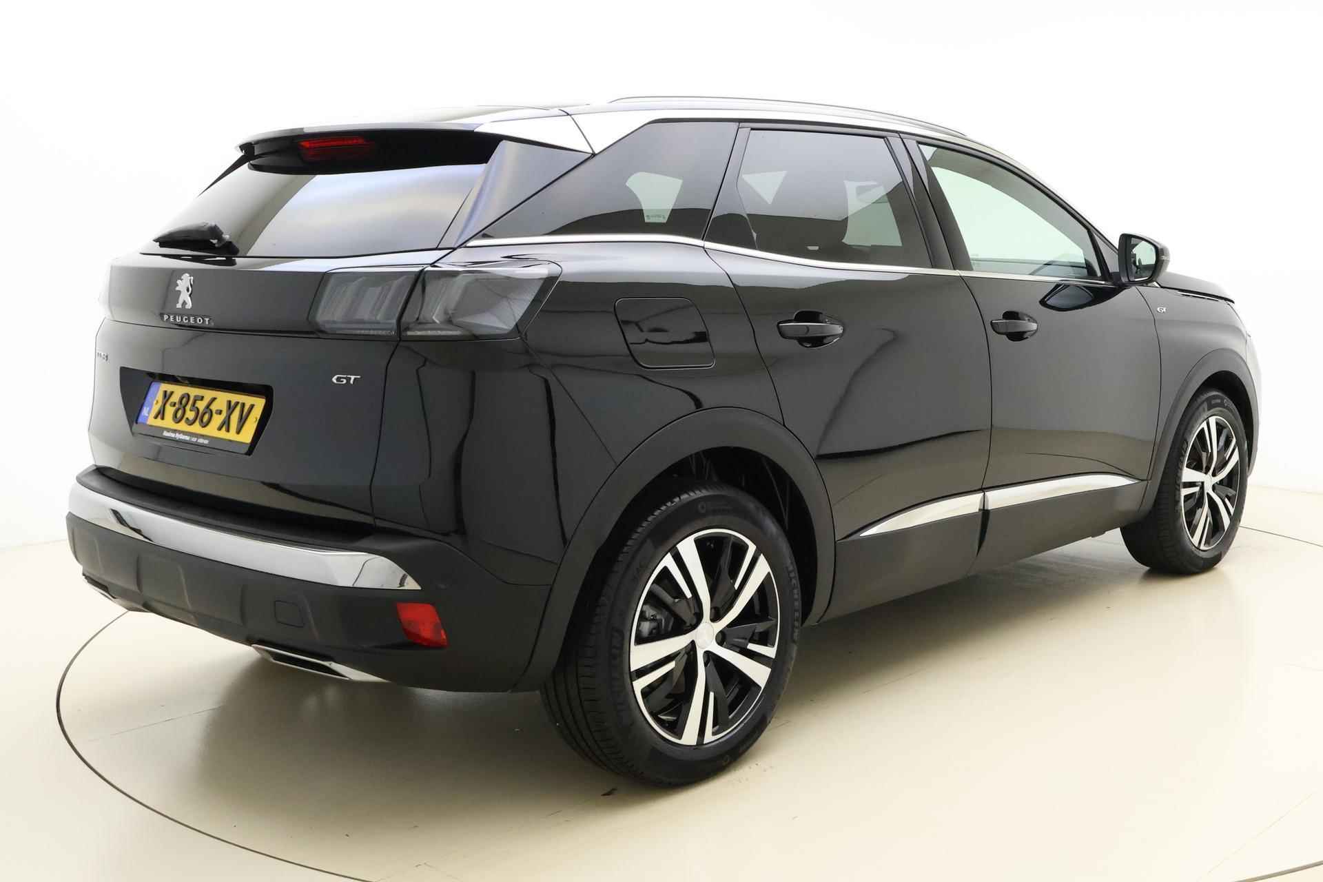 Peugeot 3008 1.2 Hybrid GT 136pk | AUTOMAAT | Navigatie | 360° Camera | Adaptive Cruise Control | Dodehoek Detectie | Full LED | 18 Inch LM Velgen | - 3/35