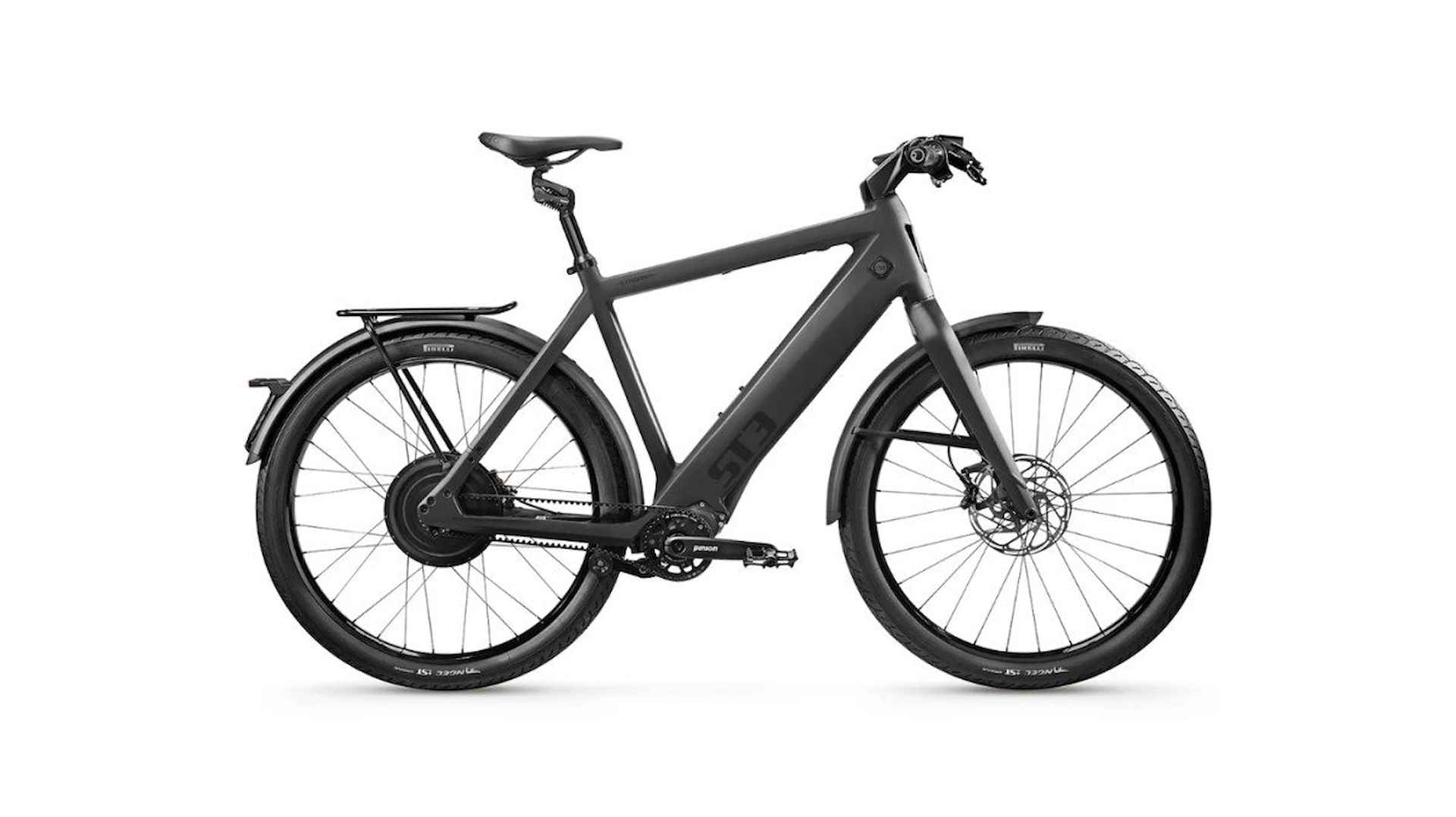 Stromer ST3 Pinion 814Wh verende zadelpen Heren Deep Black XL 2025