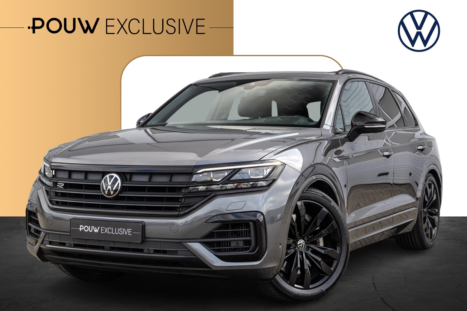 Volkswagen Touareg R 3.0 TSI 462pk eHybrid 4MOTION | SoH 92% | Trekhaak | Panoramadak | Luchtvering | 360 Camera | Klasse 5 Alarm