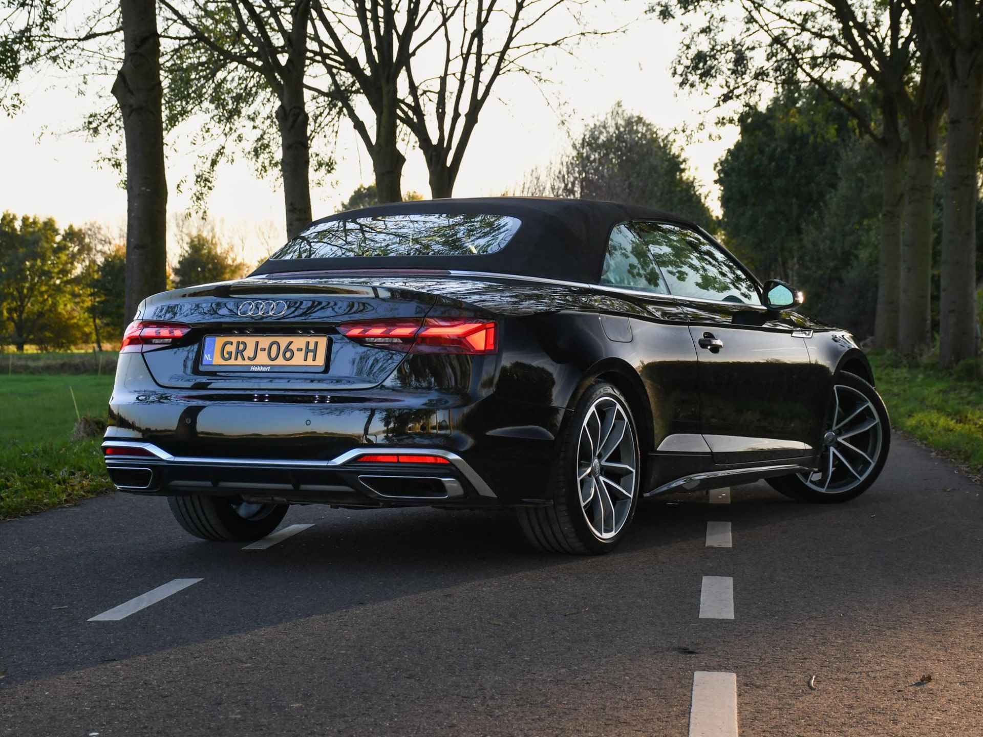 Audi A5 Cabriolet S-Line 40 TFSI 190pk Automaat COGNAC LEDER | 19''LM | LED MATRIX | TWO TONE SFEERVERL. | NEKVERWARM. - 58/65