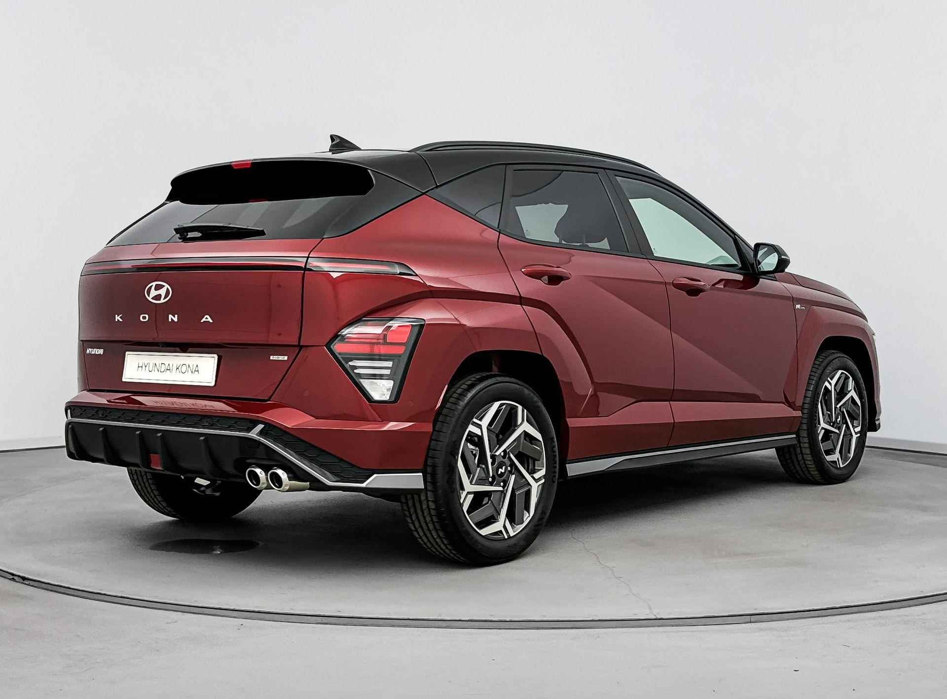 Hyundai Kona 1.6 GDI HEV N Line Sky | Incl. €1500,- Smart Bonus! | Schuifdak | Stoel + stuurverwarming | Bluelink app | Navigatie | Camera | Adaptive cruise control | - 3/30