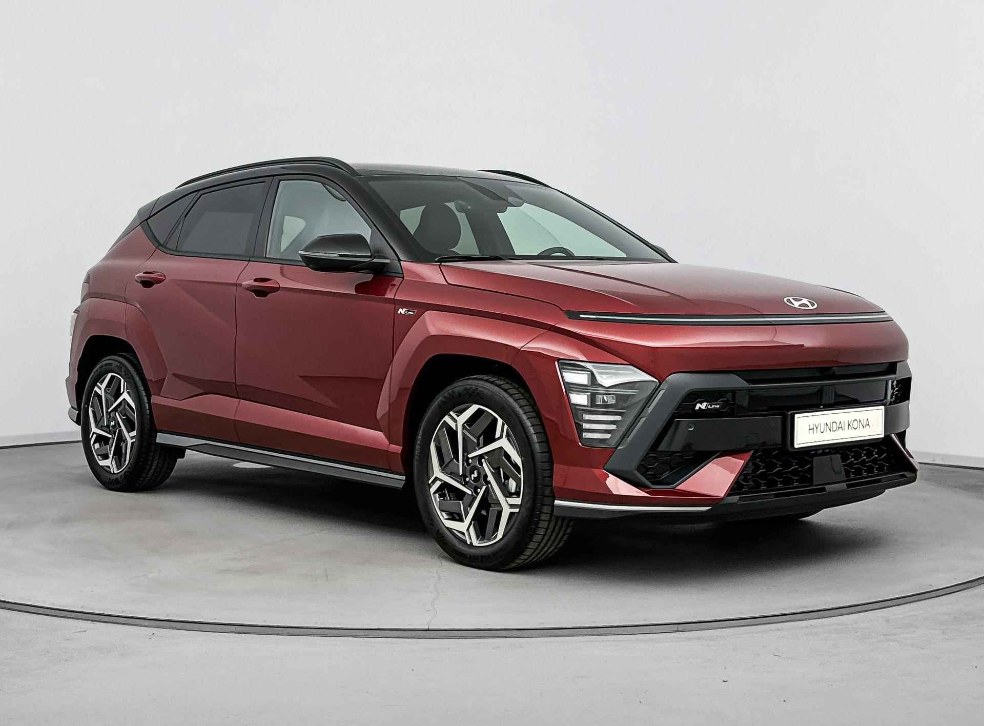 Hyundai Kona 1.6 GDI HEV N Line Sky | Incl. €1500,- Smart Bonus! | Schuifdak | Stoel + stuurverwarming | Bluelink app | Navigatie | Camera | Adaptive cruise control | - 8/30