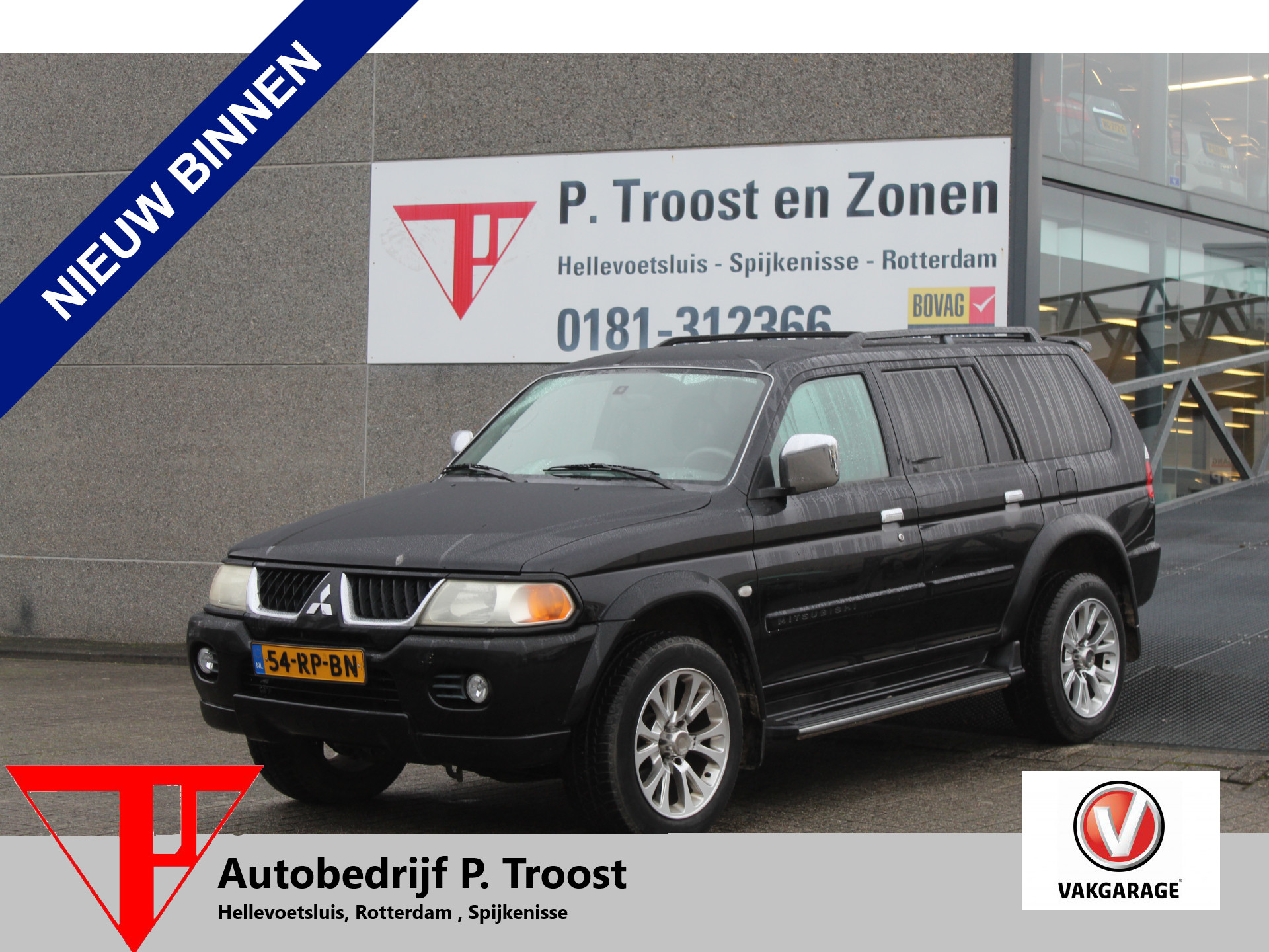 Mitsubishi Pajero Sport 3.0 V6 Intense Automaat ZO MEENEMEN/HANDELSPRIJS 4X4 APK 06-2025 2800KG trekgewicht/Origineel NL.