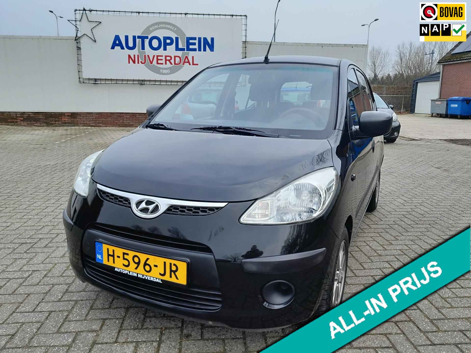 Hyundai I10 1.1 Active Cool zeer net boodschappenautootje in het zwart!