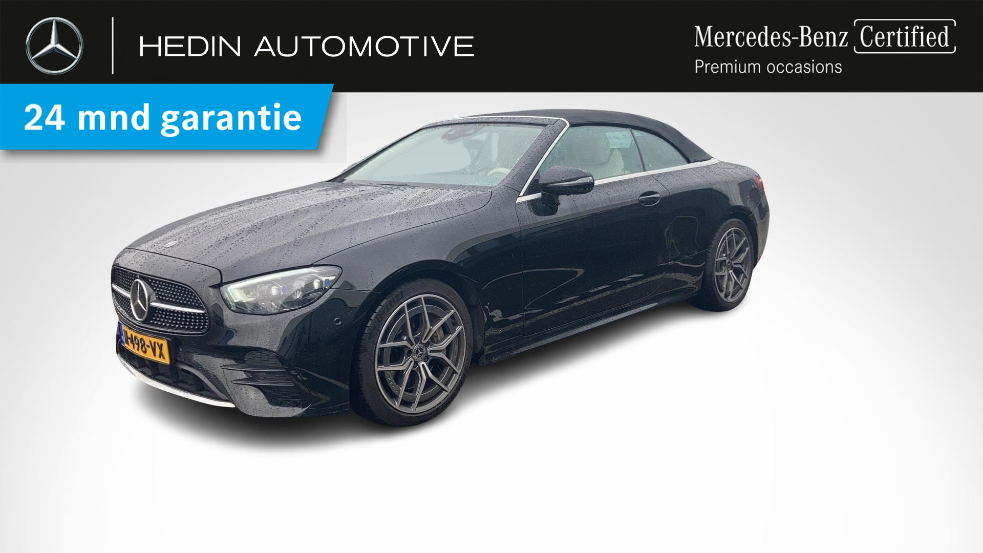 Mercedes-Benz E-klasse E 300 Cabriolet Automaat AMG Line | Cabriolet Comfortpakket | Distronic+ | Stoelventilatie | Multibeam LED | Sfeerverlichting | Memory | Parkeerpakket met 360° Camera