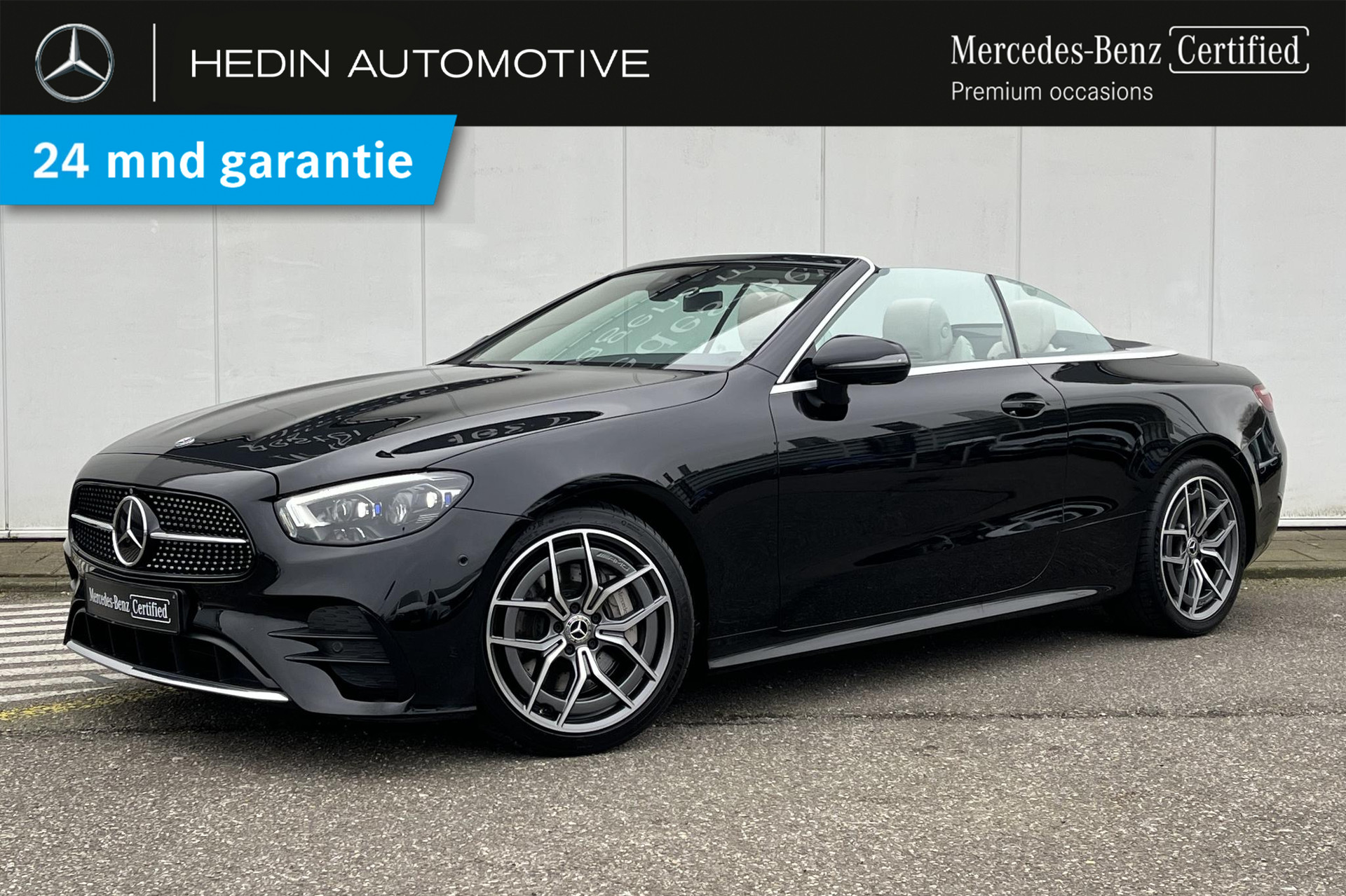 Mercedes-Benz E-klasse E 300 Cabriolet Automaat AMG Line | Cabriolet Comfortpakket | Distronic+ | Stoelventilatie | Multibeam LED | Sfeerverlichting | Memory | Parkeerpakket met 360° Camera