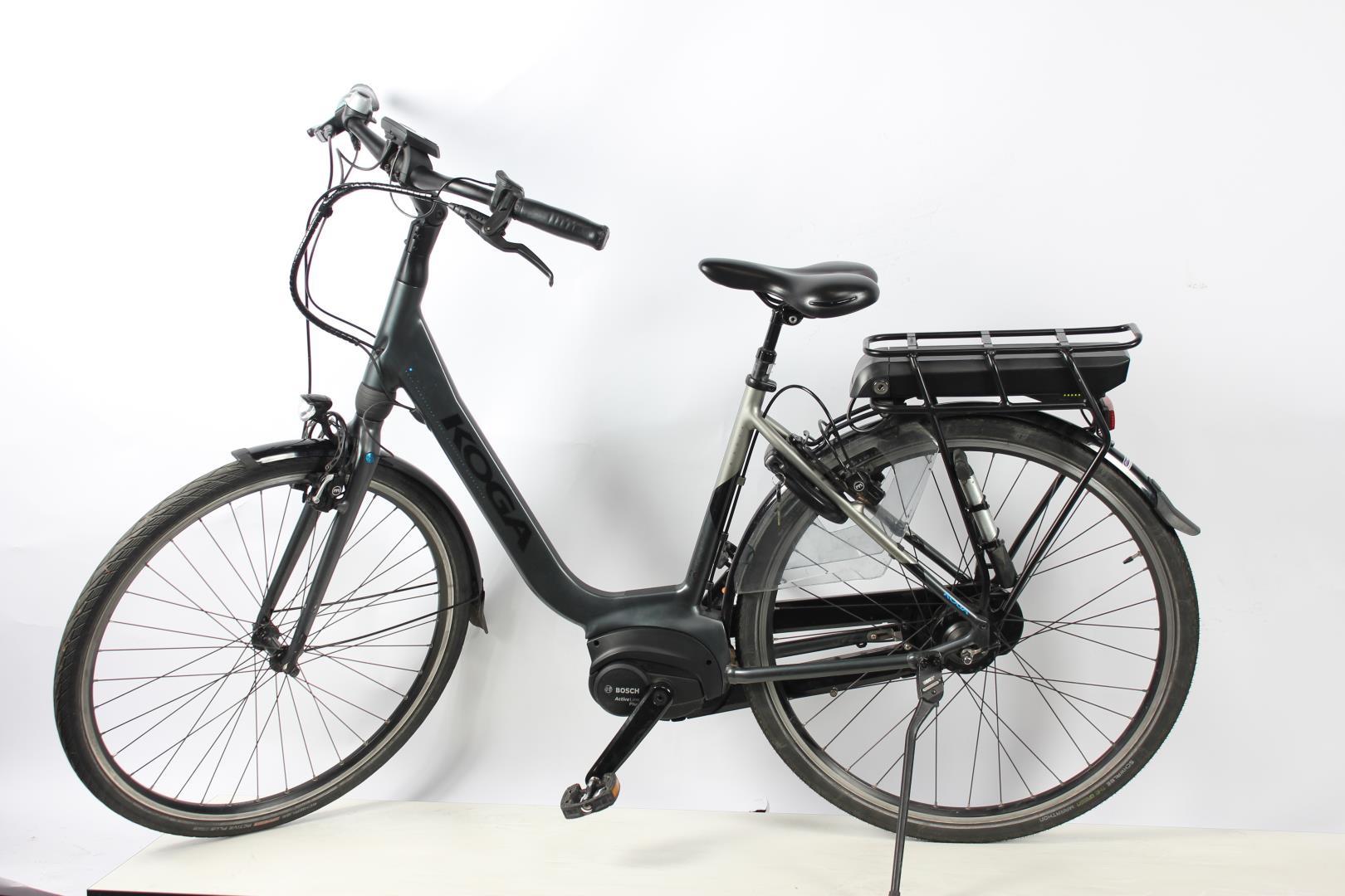 Koga E-Nova D50 N8 Elektrische Stadsfietsen high-tech grey metallic/silver smoke