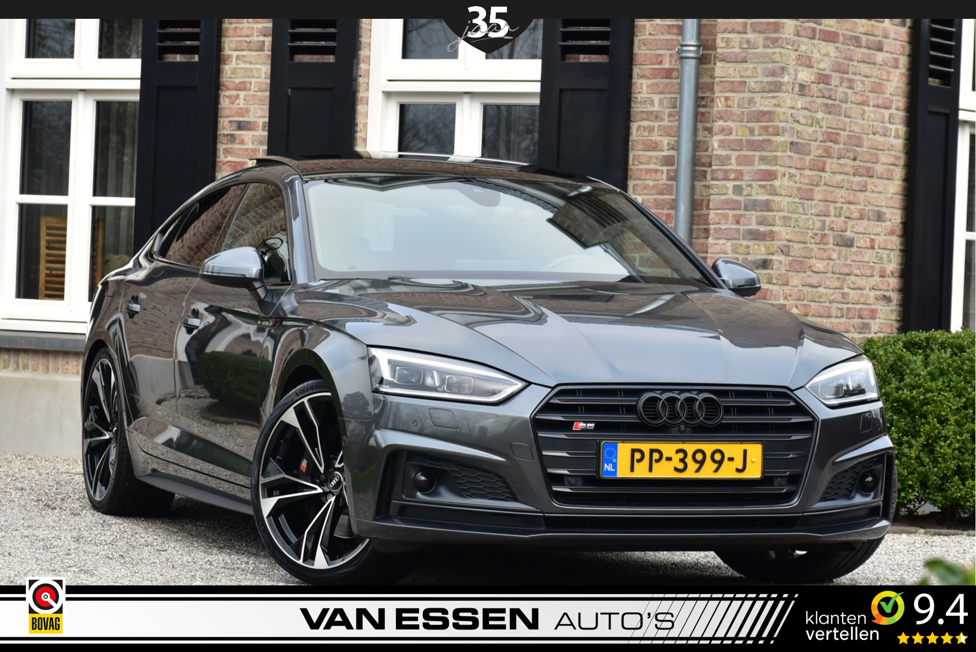 Audi S5 Sportback 3.0 TFSI S5 Quattro Pro Line Plus Pano Head-Up B&O Memory RS-Seats Camera Vol!