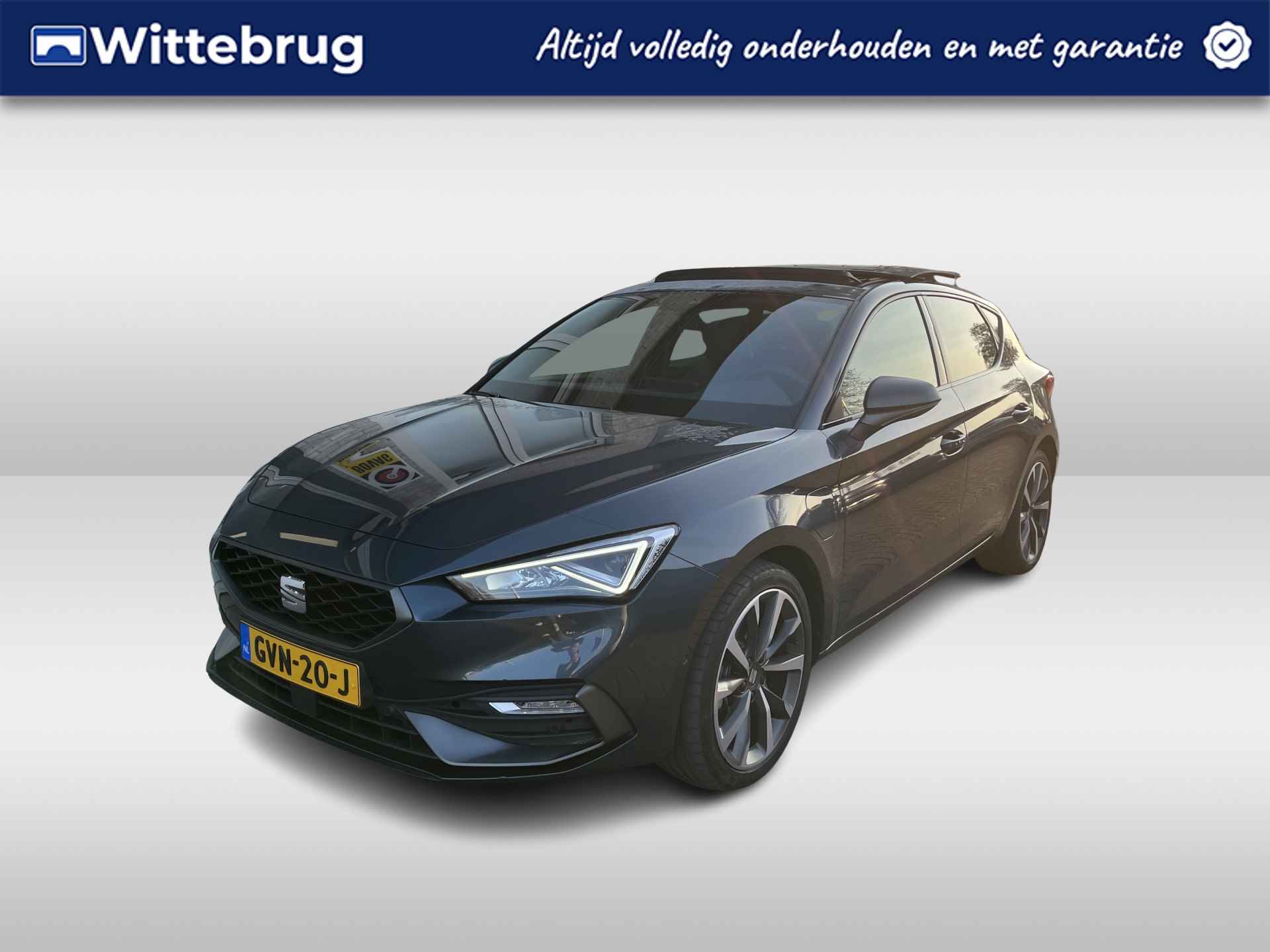 SEAT Leon 1.4 TSI eHybrid PHEV FR / AUTOMAAT/ DIGITAL DASH/ PANO/ KEYLESS/ ACC/ NAVI/ FULL LINK/ PARK. SENSOREN + CAMERA/ DAB/ CLIMA/ STOELVERWARMING