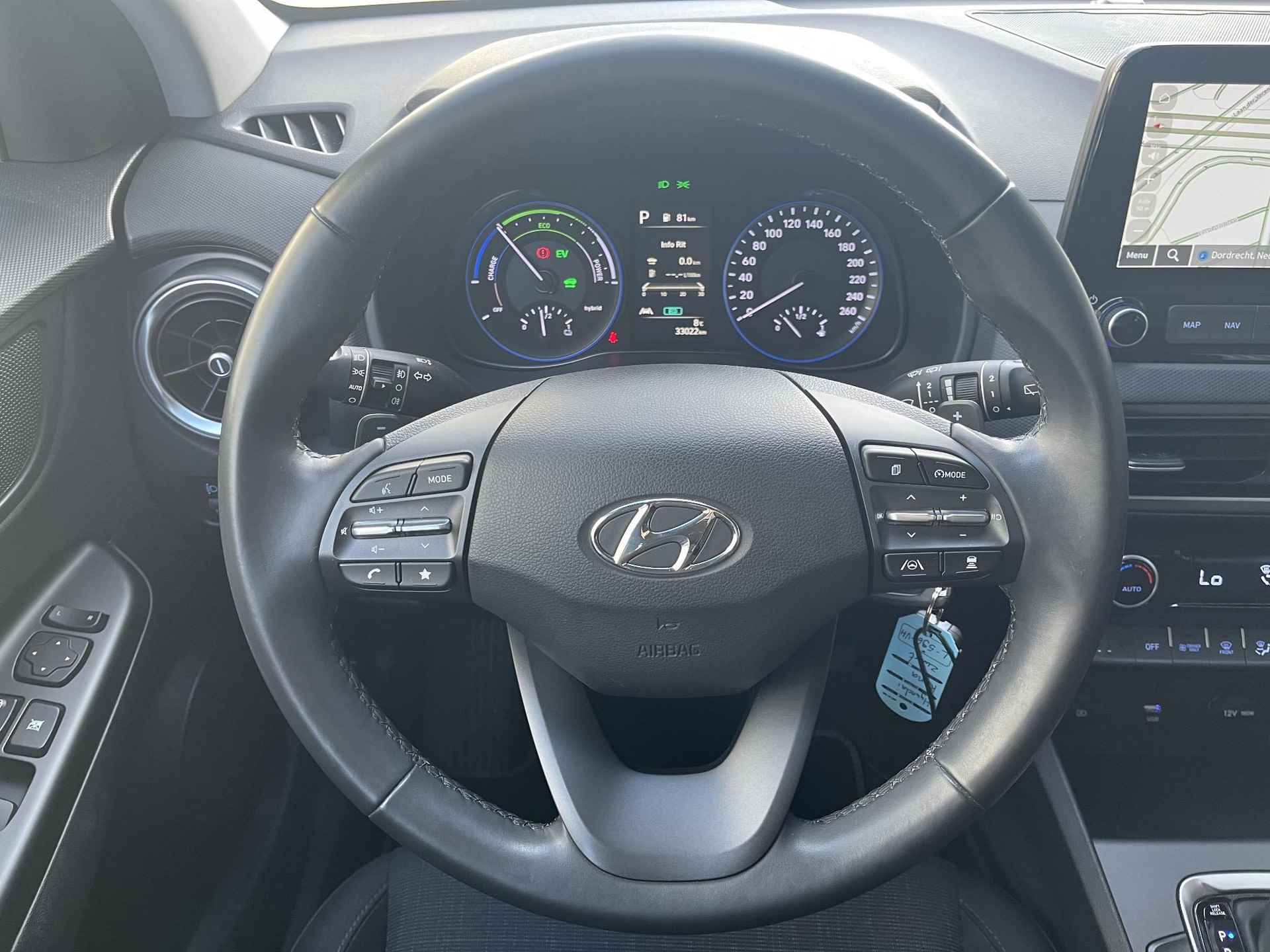 Hyundai Kona 1.6 GDI HEV Comfort Smart | Ingebouwde navigatiesysteem | Parkeersensoren |Trekhaak | Achteruitrijcamera & Pdc | Lichtmetalen velgen | - 18/48