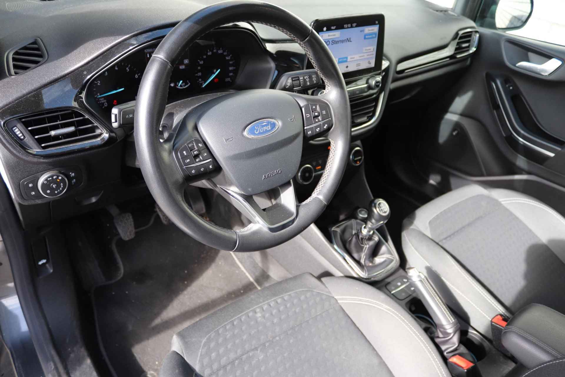 Ford Fiesta 1.0 EcoBoost 100 Titanium | 5-deurs | Navigatie | Apple Carplay | Climate Control | Panoramadak | Camera | Parkeersensoren | LMV 17" | - 5/32
