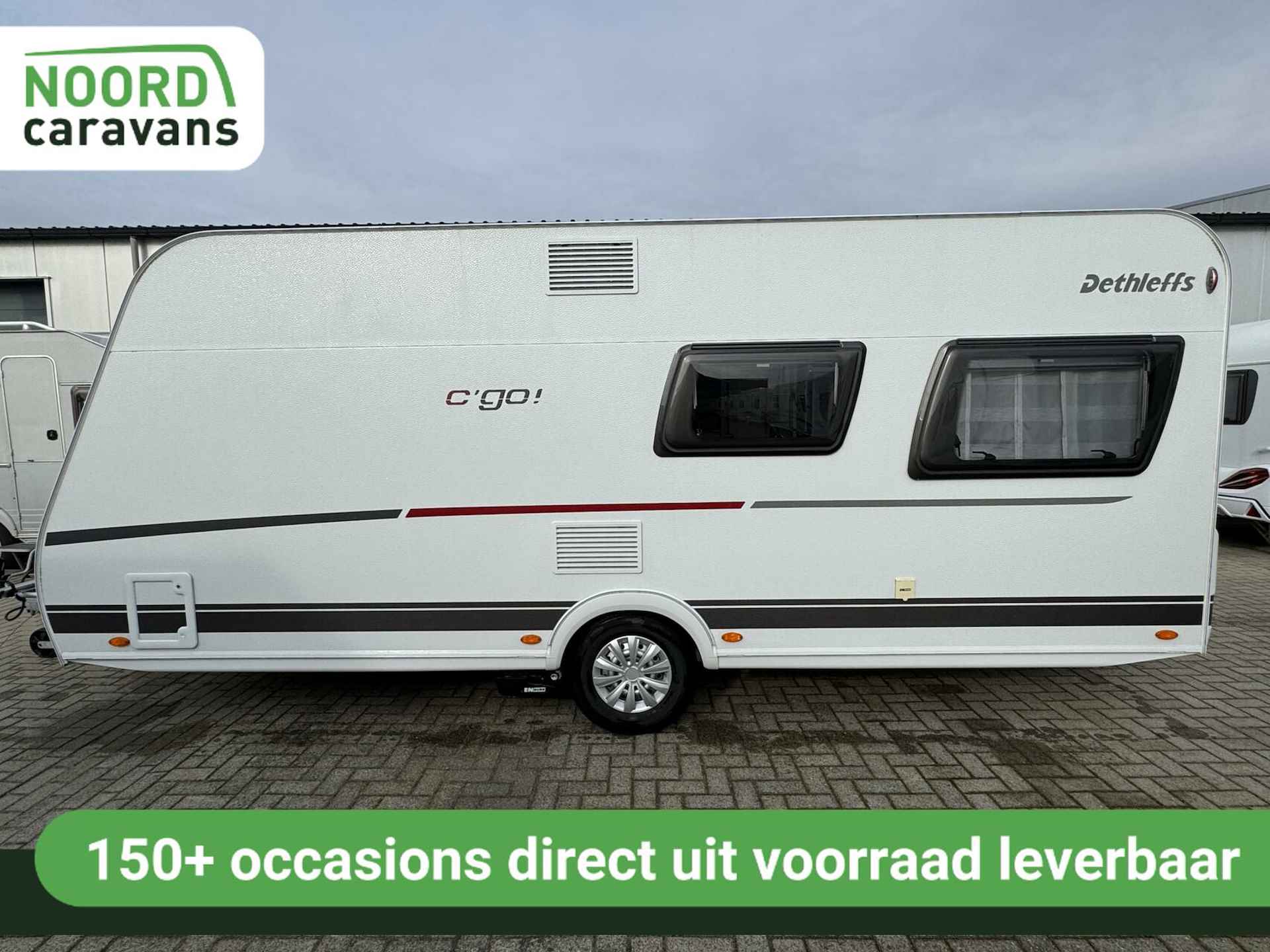 Dethleffs C'GO 495 FR, FRANSBED, MOVER, FIETSENDRAGER, AIRCO - 2/27