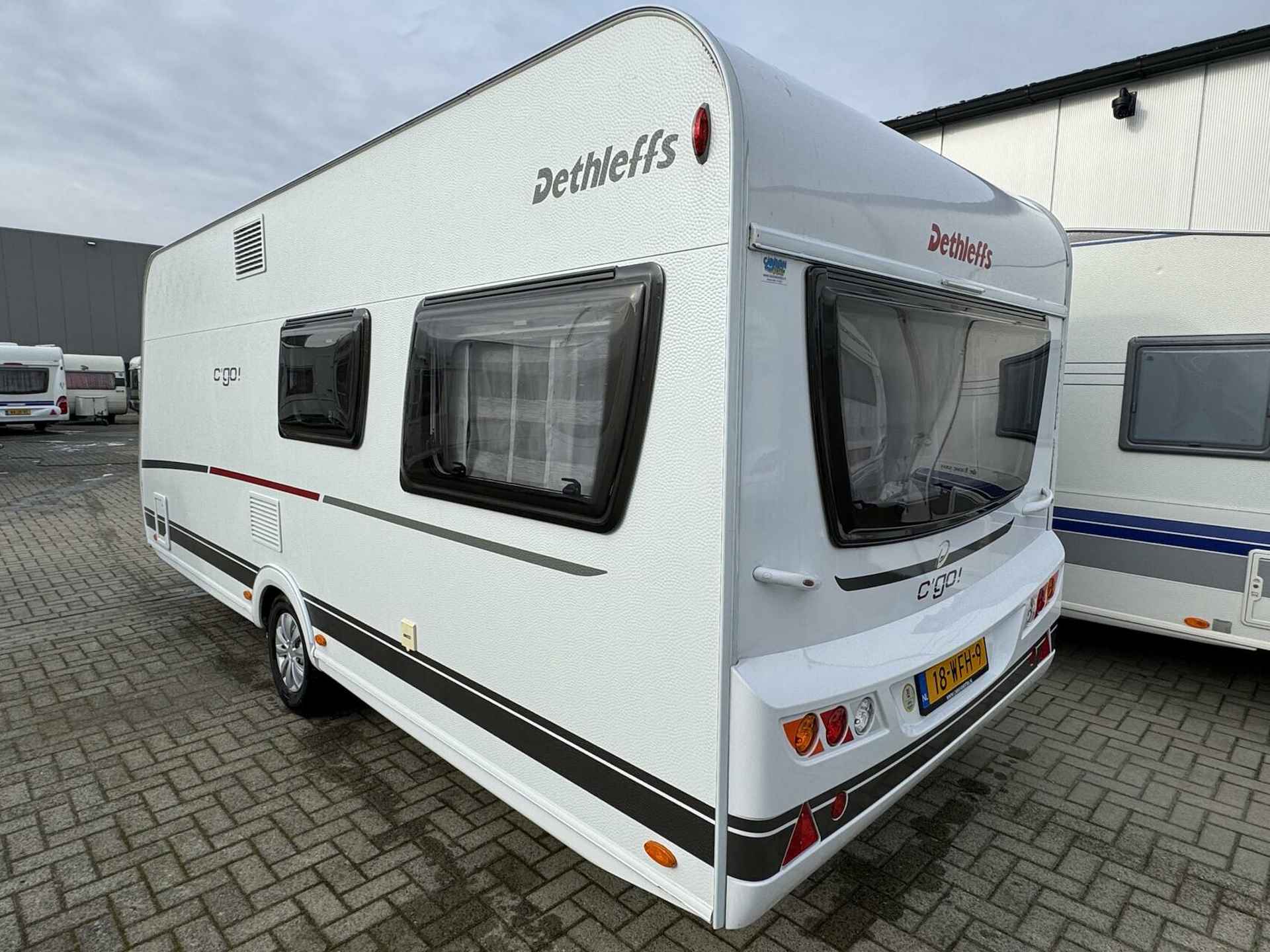 Dethleffs C'GO 495 FR, FRANSBED, MOVER, FIETSENDRAGER, AIRCO - 6/27