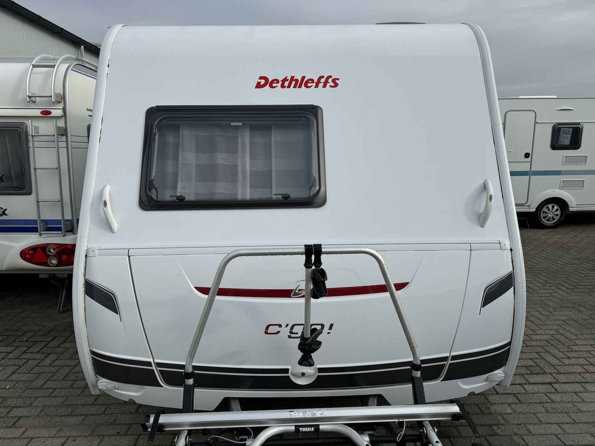 Dethleffs C'GO 495 FR, FRANSBED, MOVER, FIETSENDRAGER, AIRCO - 7/27