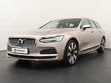 Volvo V90 T6 Recharge AWD Ultimate Bright | Luchtvering | Bowers&Wilkins | Trekhaak | Massage | Geventileerde Voorstoelen | Head-Up Displa