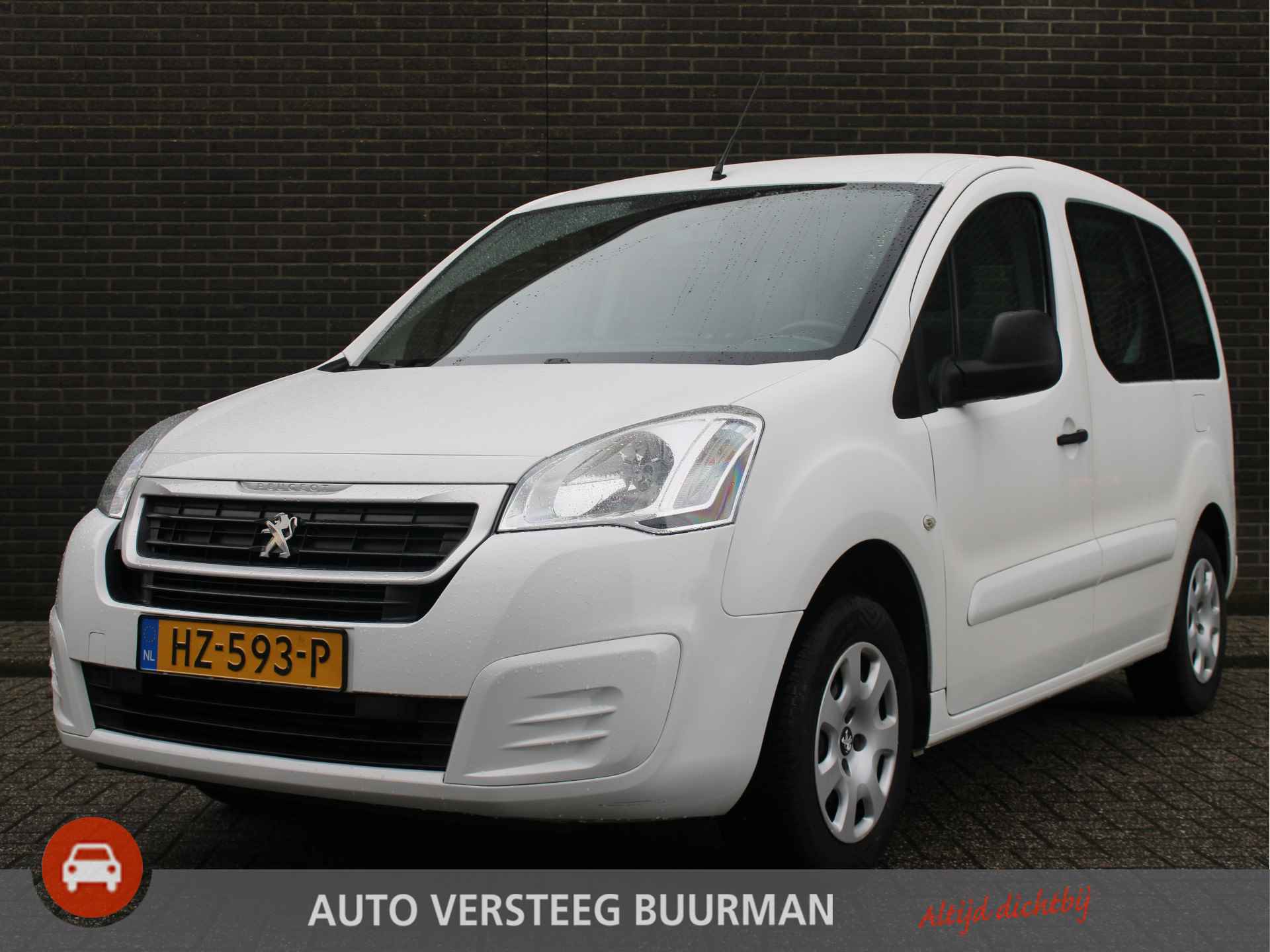 Peugeot Partner Tepee 1.6 VTi Access Elek.bediende ramen, Centr.vergrendeling, Radio/CD speler,