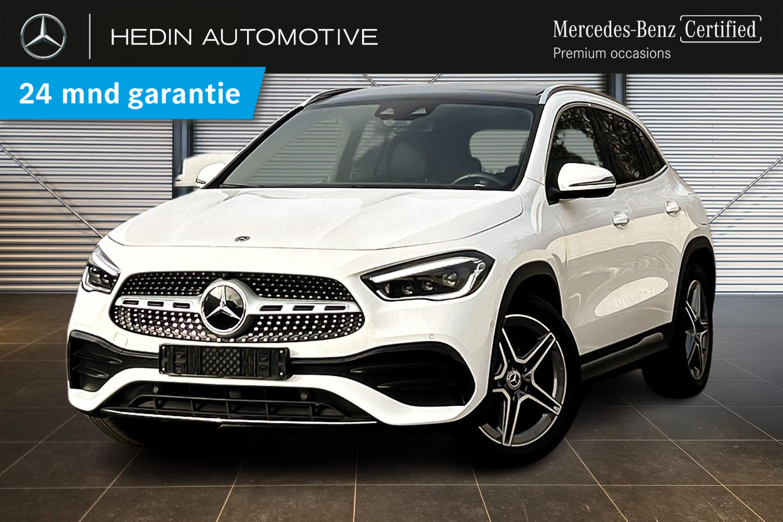 Mercedes-Benz GLA GLA 180 Automaat AMG Line | Panoramadak | Multibeam LED | Parkeerpakket met camera | Stoelverwarming | Spiegelpakket | 19'' Lichtmetalen Wielen