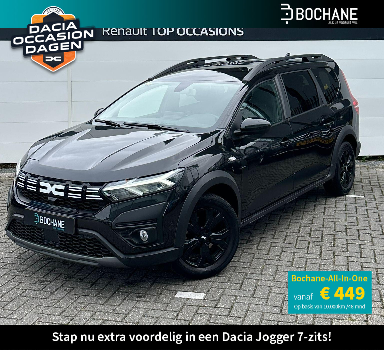 Dacia Jogger 1.0 TCe 110 Extreme 7p. | Zeer Ruim | A. Camera | Navi | Clima | Cruise | Historie | NL Auto!