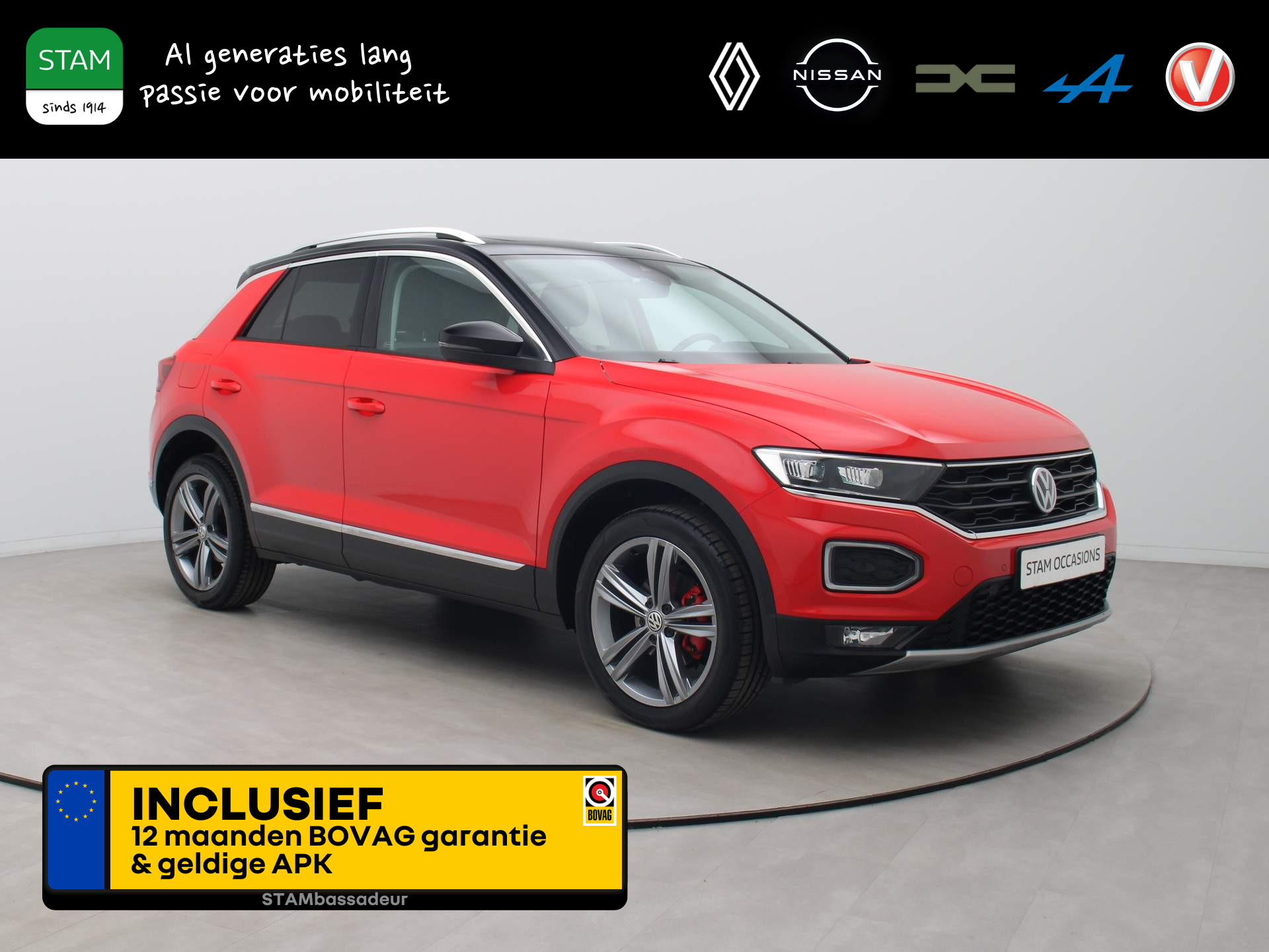 Volkswagen T-Roc 150pk TSI Sport Climate | Navi | Panoramadak