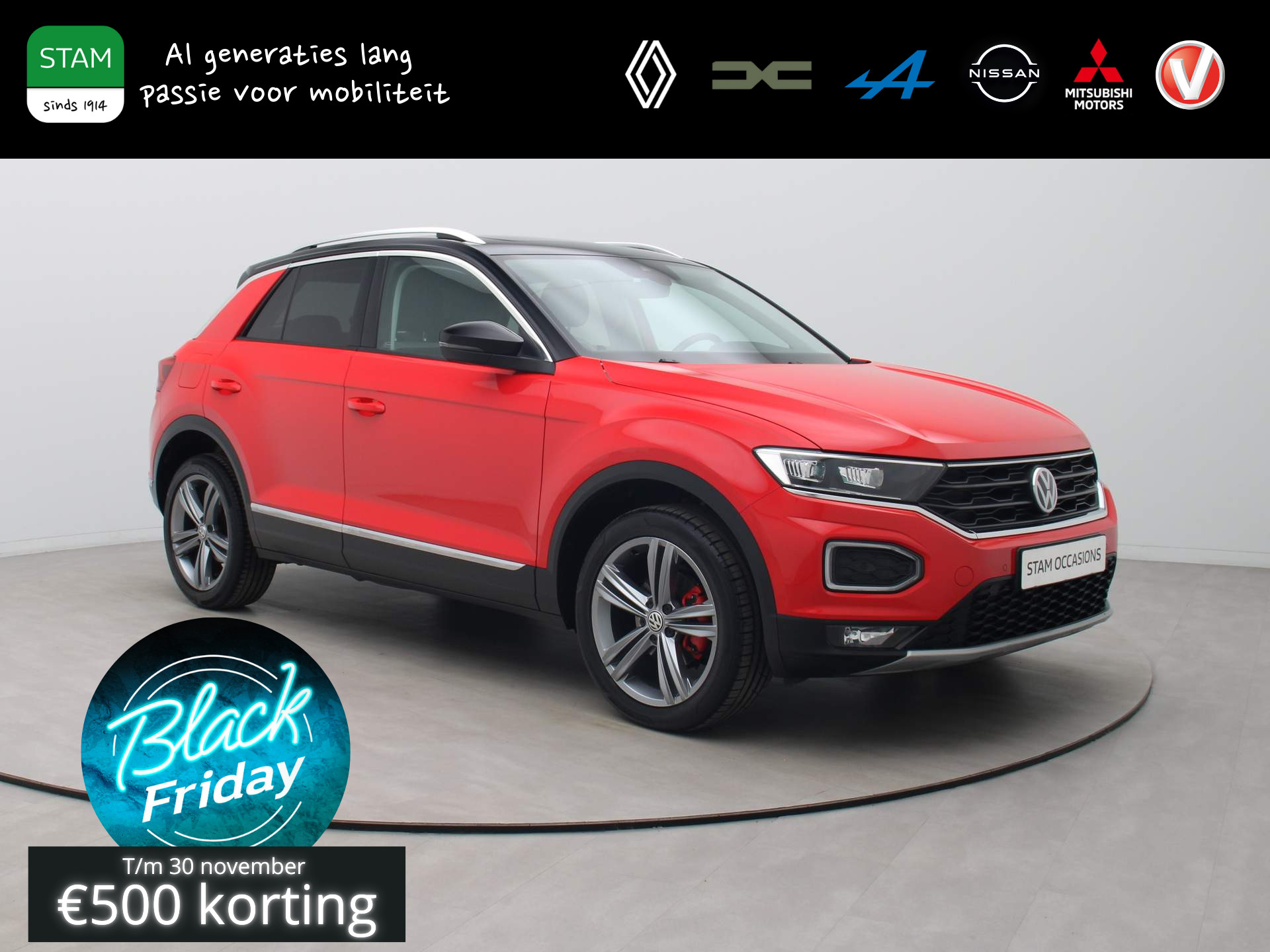 Volkswagen T-Roc 150pk TSI Sport Climate | Navi | Panoramadak