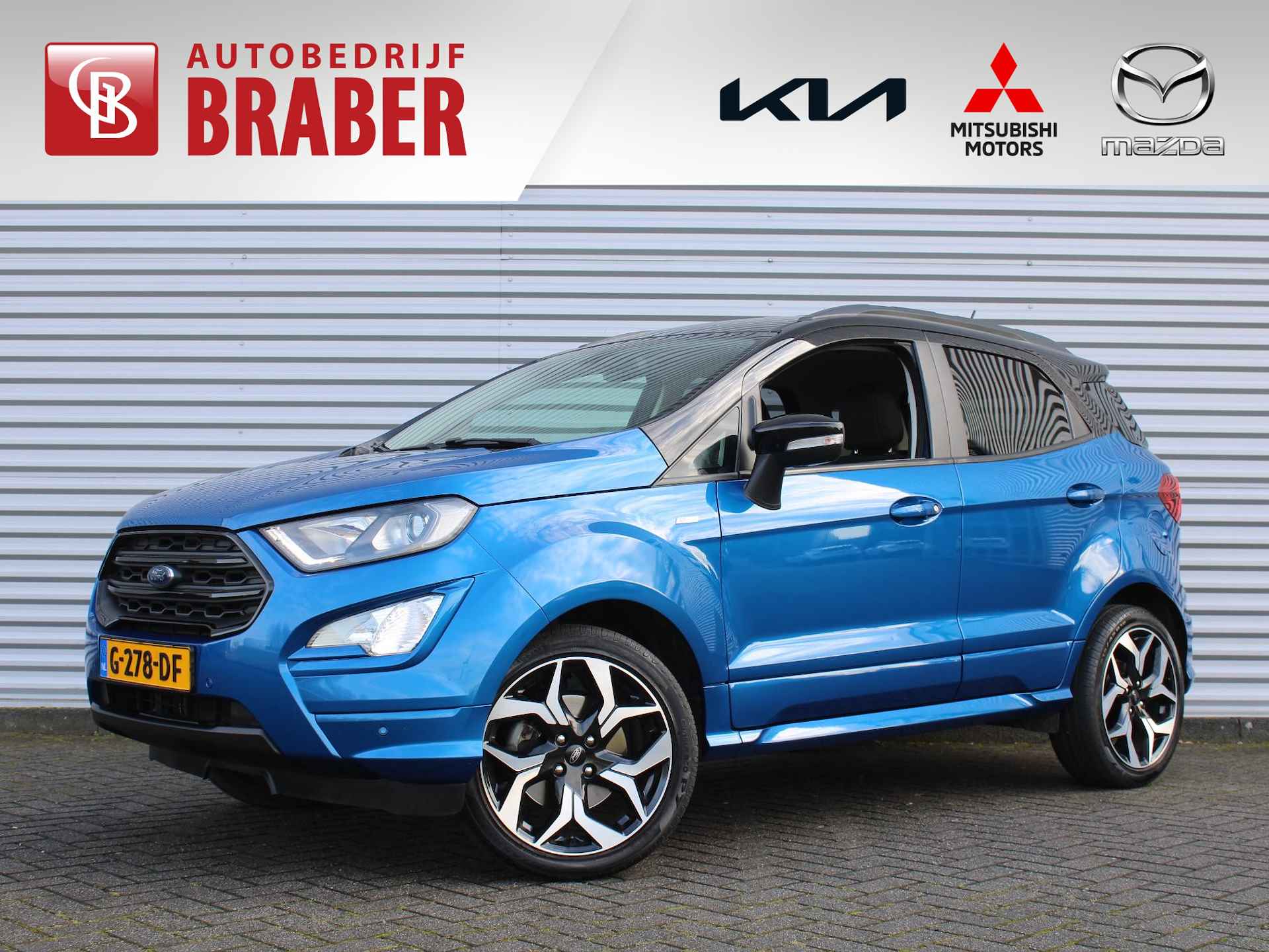 Ford EcoSport 1.0 EcoBoost ST-Line | Airco | 18" LM | Voorruit-/stoel-/stuurverwarming | Navi | Camera | PDC | Winterset |