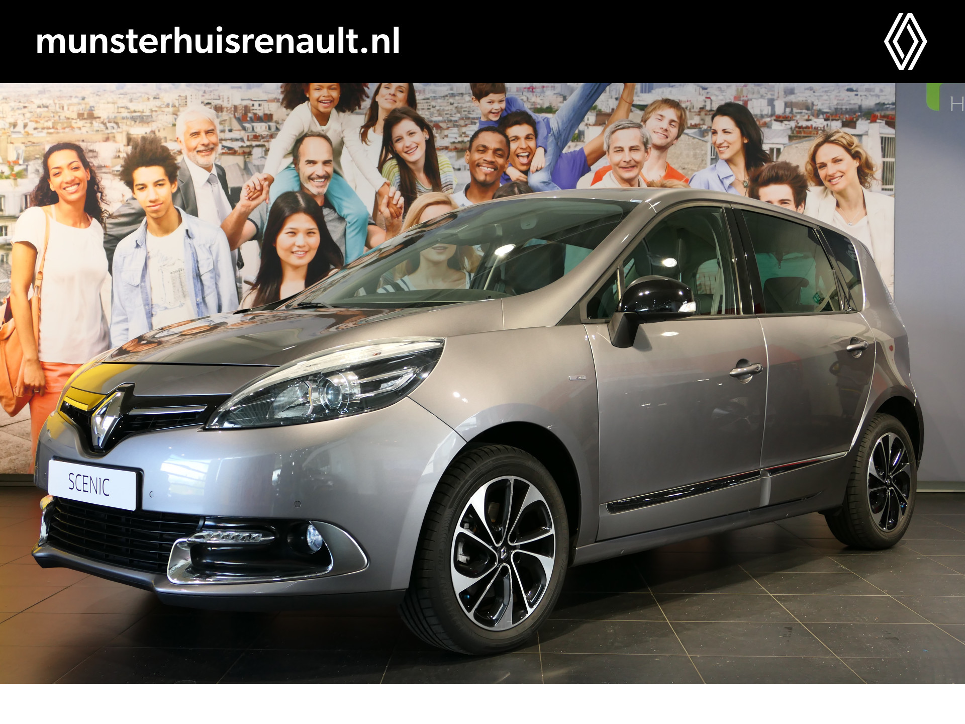 Renault Scénic 1.2 TCe Bose - Camera, Rijstrooksensor, Sensoren V+A, LMV 17'' bij viaBOVAG.nl