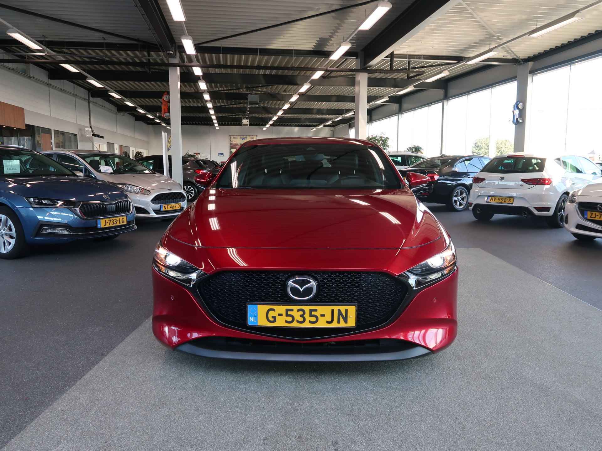 Mazda 3 2.0 M Hybrid 180pk Comfort met Bose LEDER/KEYLESS/CAMERA/CARPLAY/PDC/AFN.TREKHAAK - 67/92