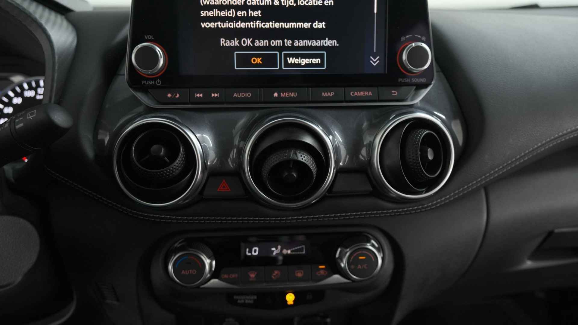 Nissan Juke 1.0 DIG-T N-Design | Camera | Navigatie | Apple Carplay | Parkeersensoren | 19 Inch Lichtmetalen Velgen - 41/70