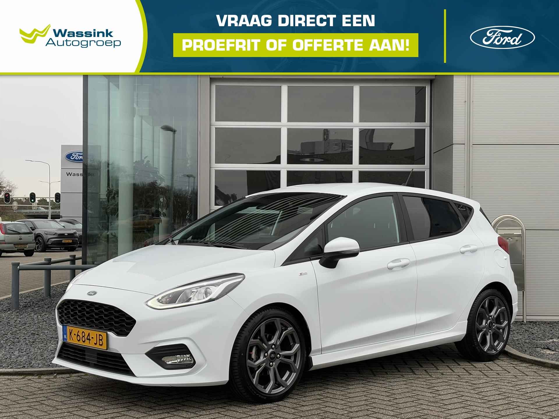 FORD Fiesta 1.0 EcoBoost 125pk 5dr ST-Line | Automaat | Cruise control | Climate control | Parkeer sensoren achter | 17 inch licht metalen velgen |