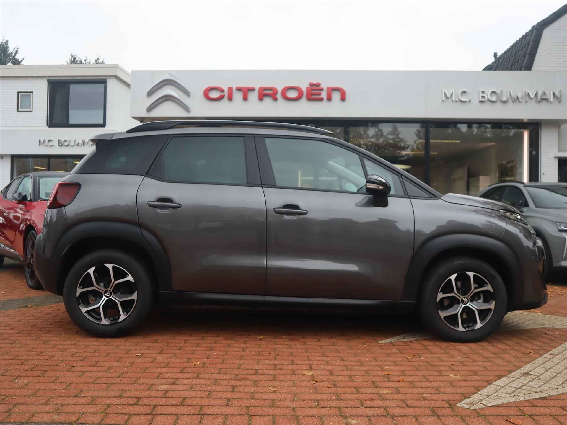 Citroen C3 Aircross PureTech 130PK S&S EAT6 Automaat Plus, Rijklaarprijs | Navigatie | Stoelverwarming | Parkeersensoren | - 3/65