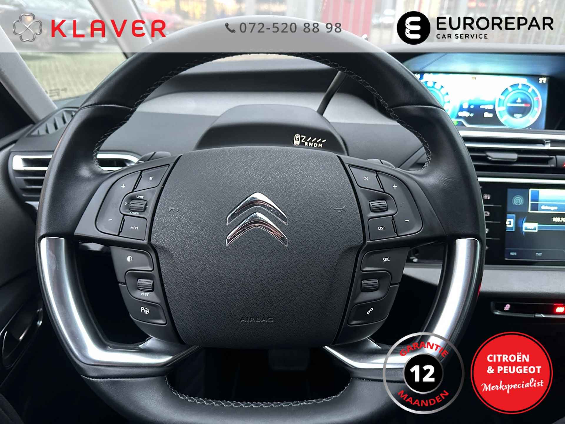 Citroen Grand C4 Picasso 1.6 165PK Exclusive | Automaat | 360 Camera | Park assist | Keyl - 22/44