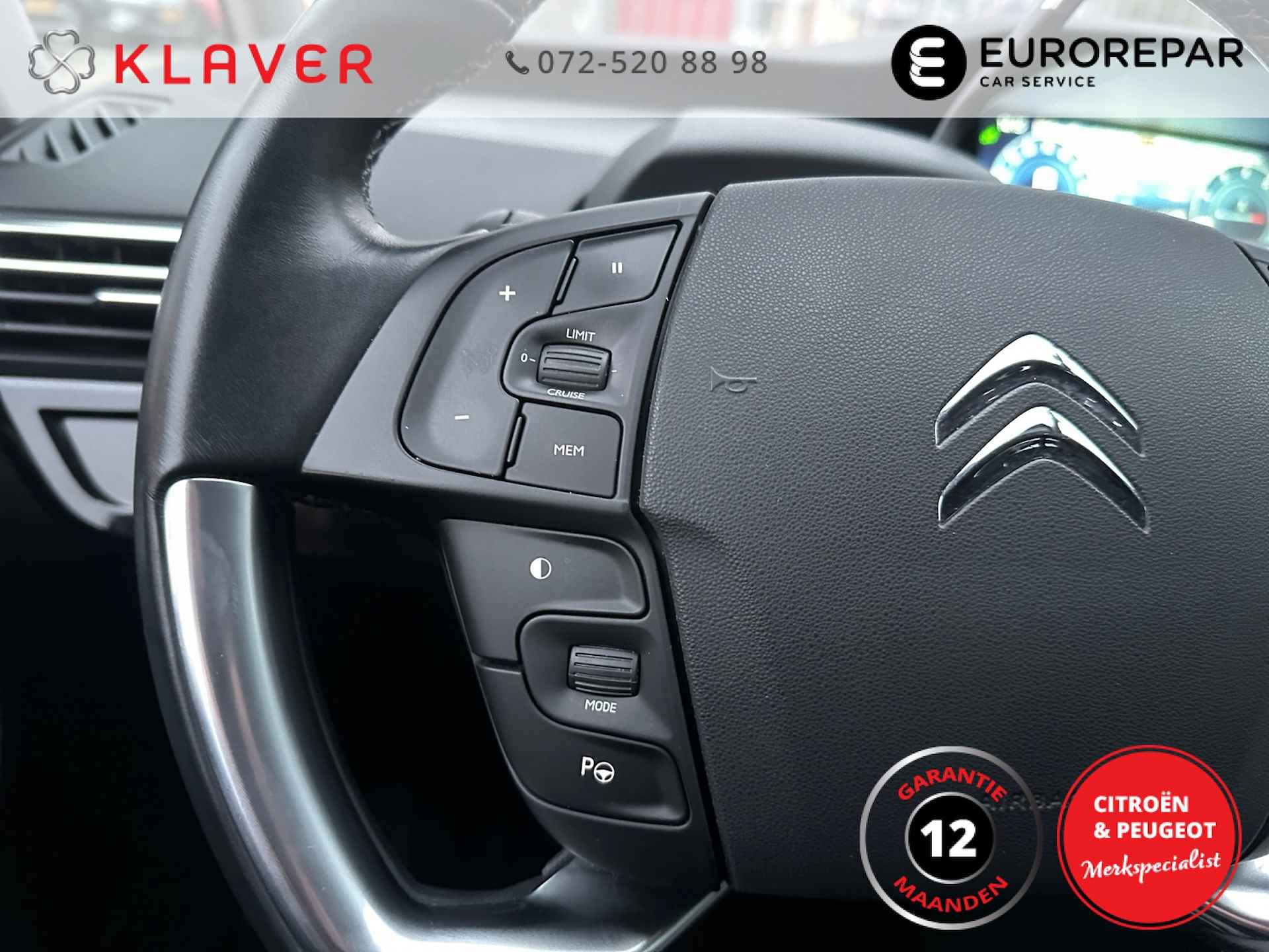 Citroen Grand C4 Picasso 1.6 165PK Exclusive | Automaat | 360 Camera | Park assist | Keyl - 29/44