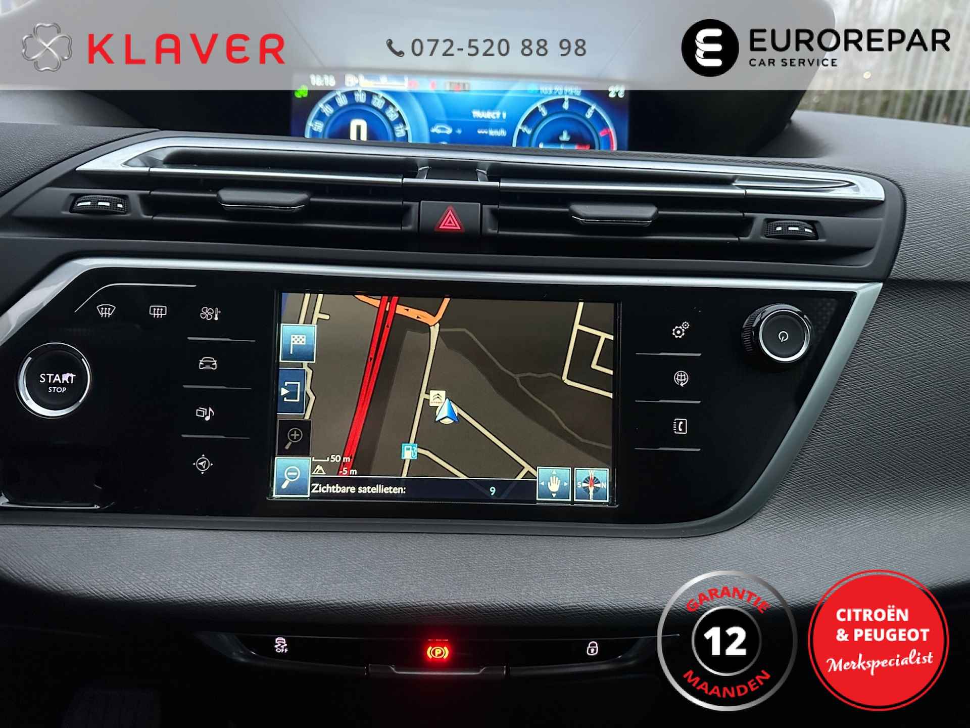 Citroen Grand C4 Picasso 1.6 165PK Exclusive | Automaat | 360 Camera | Park assist | Keyl - 37/44