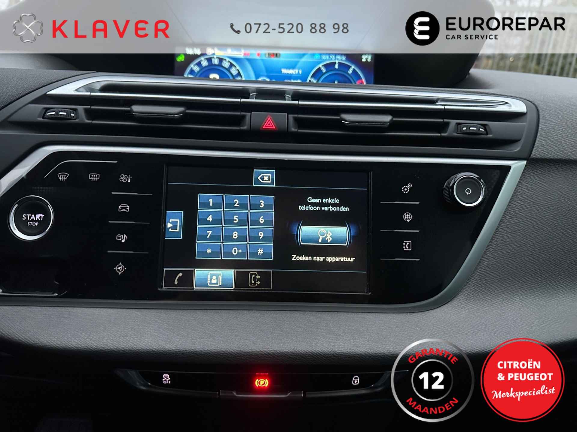 Citroen Grand C4 Picasso 1.6 165PK Exclusive | Automaat | 360 Camera | Park assist | Keyl - 38/44