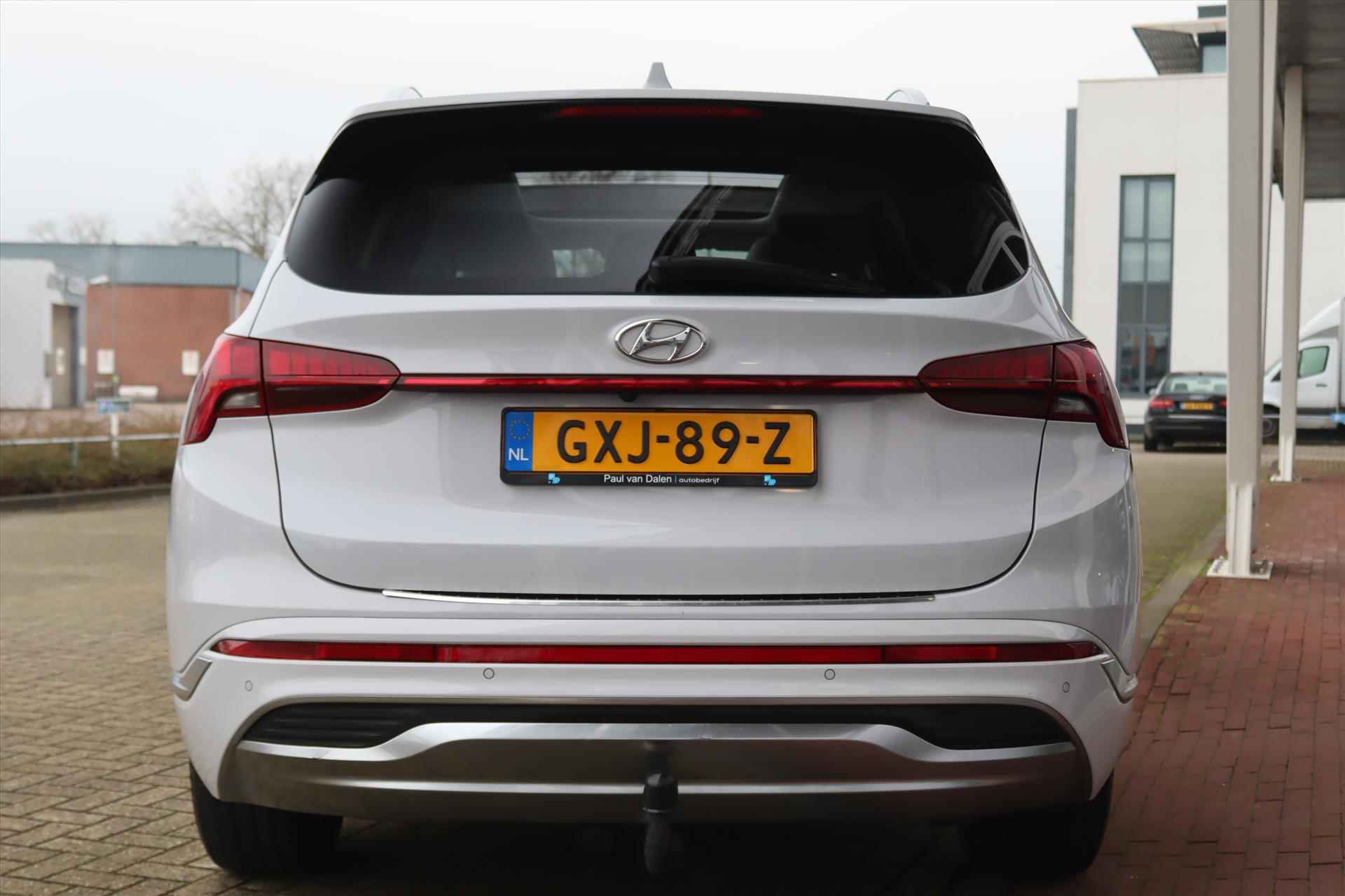 Hyundai Santa Fe 1.6T-GDI PHEV PREMIUM PLUS Sky Panodak | Leer | Trekhaak | 360 Camera | Head Up | Full Options | Parelmoer Wit | - 53/68