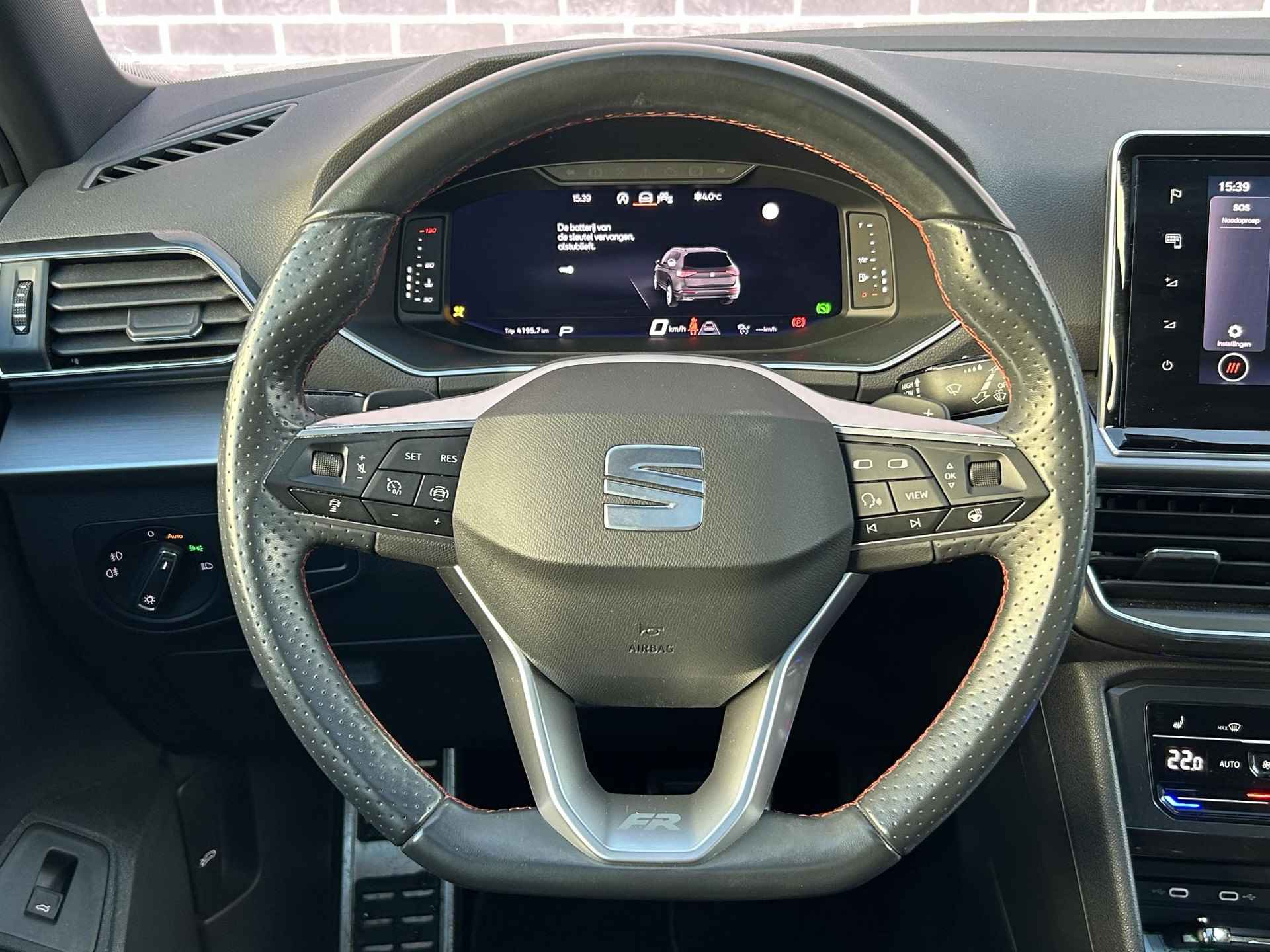 SEAT Tarraco 1.5 TSI FR 7p. | Schuif-kanteldak | Camera | Leder | Navigatie | Stoelverwarming | Memory Stoelen | Elektrische Achterklep - 30/42