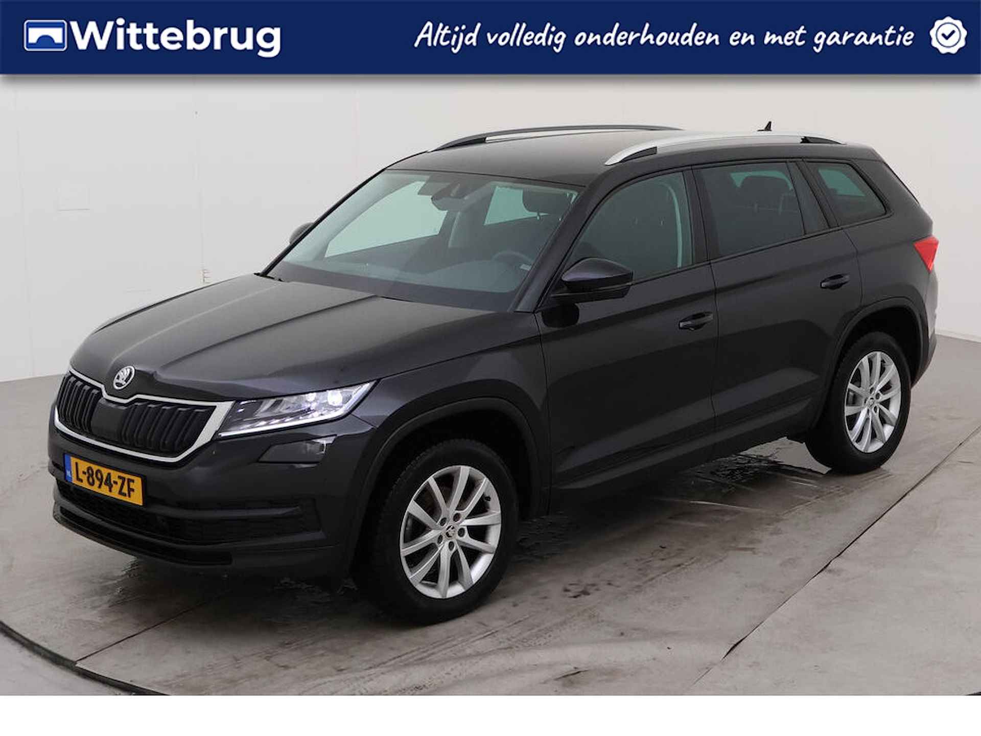 Škoda Kodiaq 1.5 TSI Business Edition DSG/ Metallic/ Led/ Ged. Leder Int. / Elec Klep/ Camera/ Clima/ Navi/ Parkeersensor A/ 18 lmv