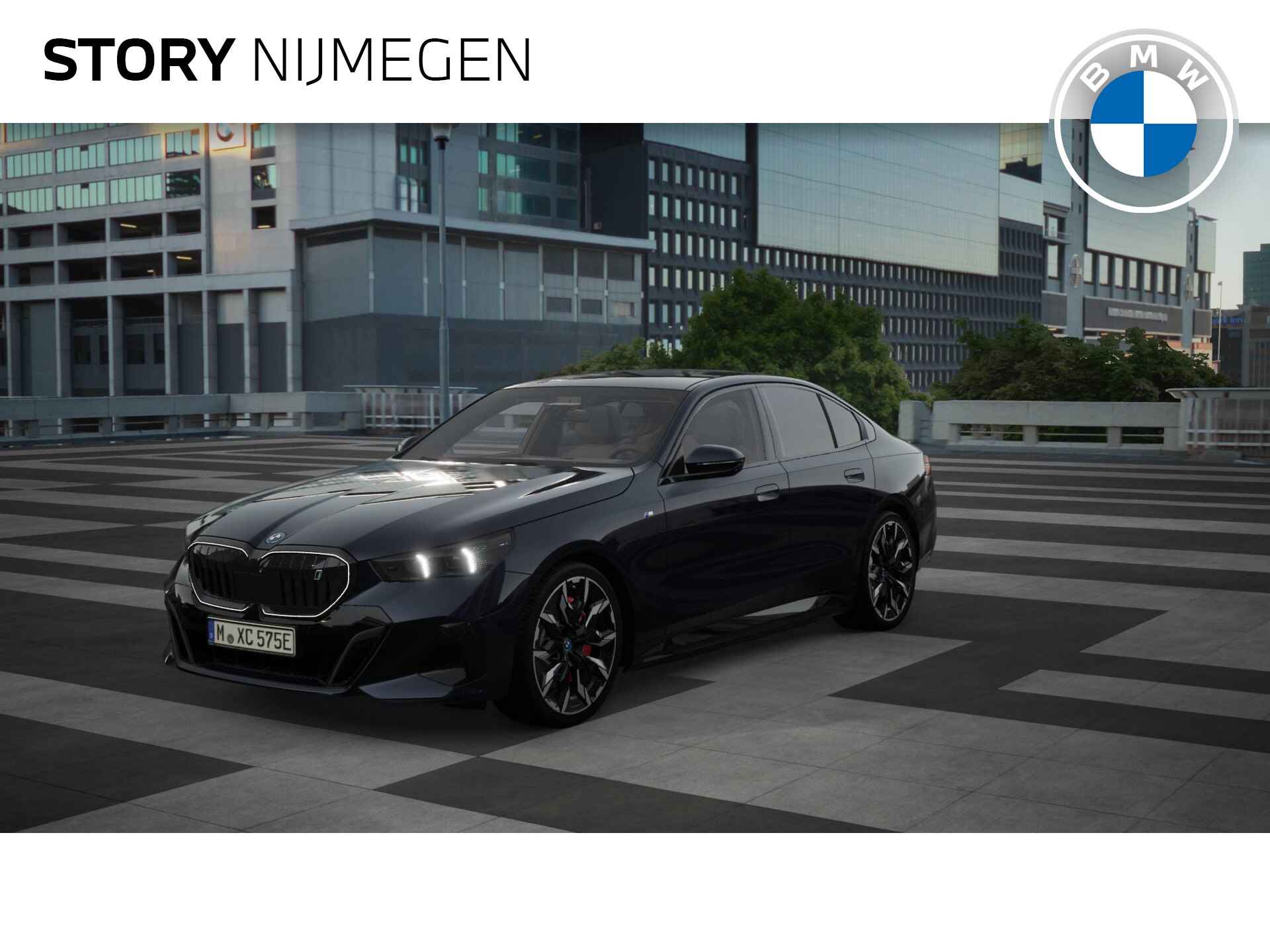 BMW i5 eDrive40 High Executive M Sport 84 kWh / Panoramadak / Trekhaak / Adaptieve LED / Parking Assistant Plus / Stoelventilatie / Driving Assistant Professional / Comfortstoelen - 1/11