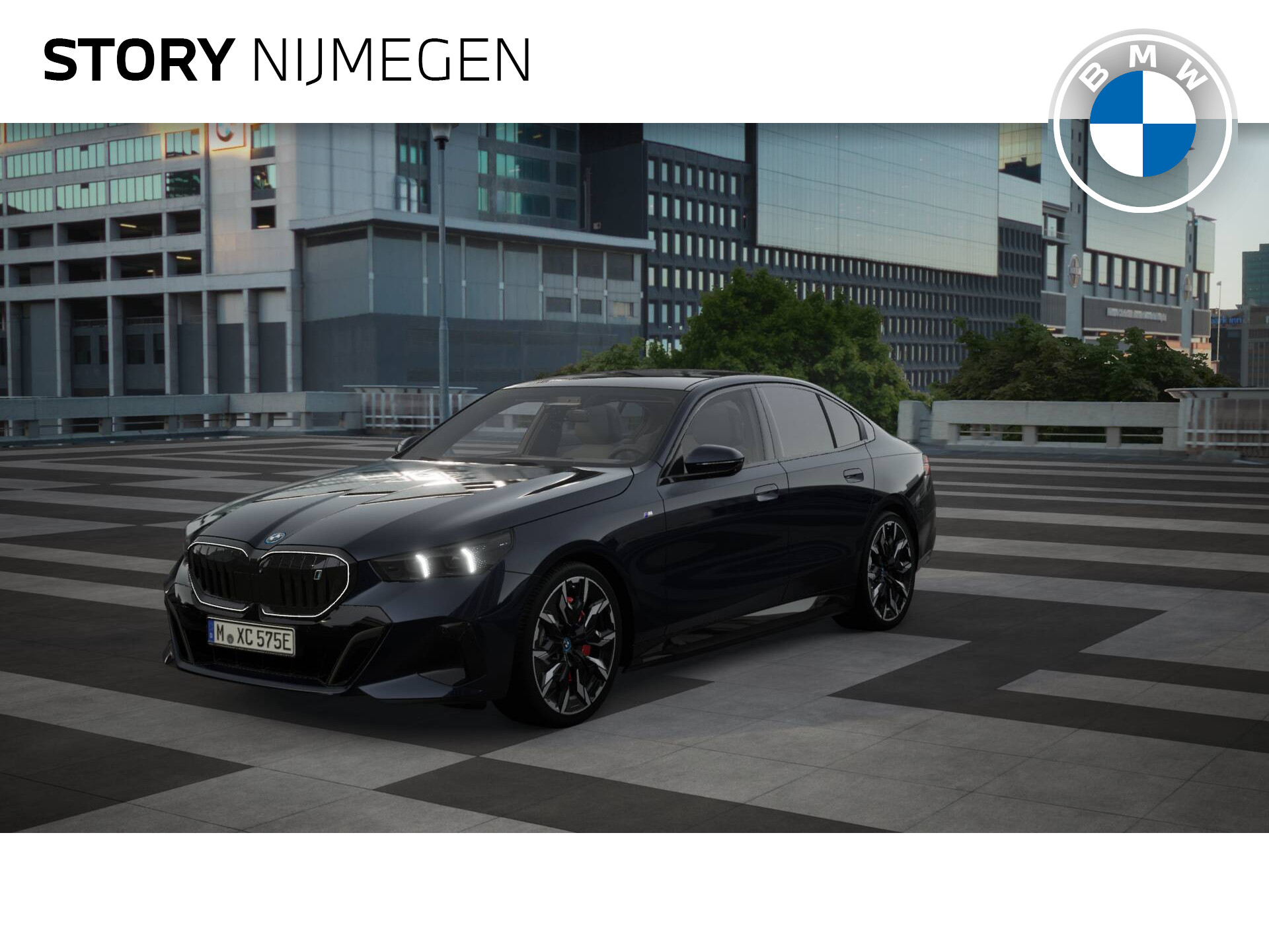 BMW i5 eDrive40 High Executive M Sport 84 kWh / Panoramadak / Trekhaak / Adaptieve LED / Parking Assistant Plus / Stoelventilatie / Driving Assistant Professional / Comfortstoelen