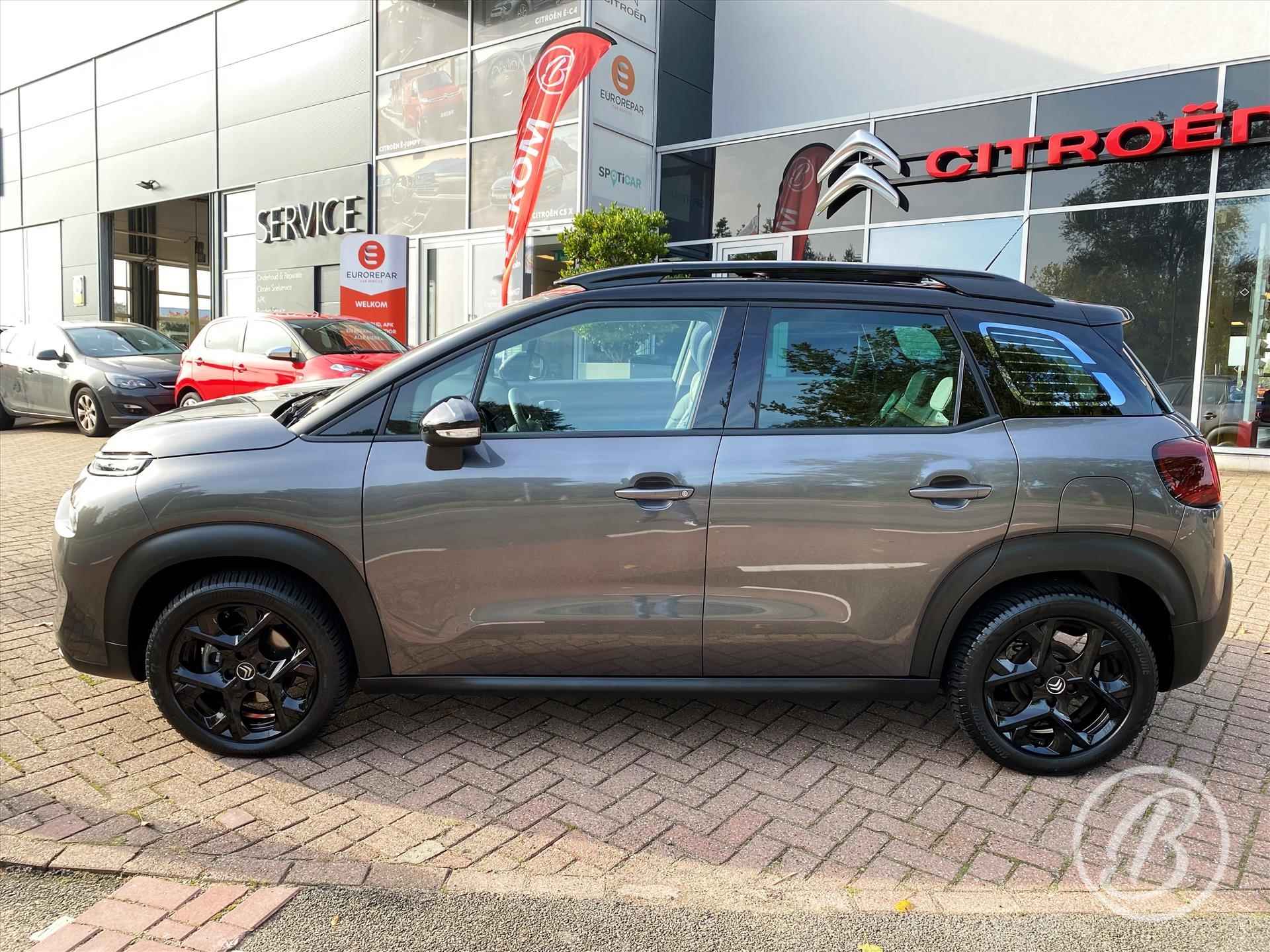 CITROEN C3 Aircross 1.2 130pk  EAT6 Automaat Shine | panoramadak, camera, voorruit&stoel verwarming, keyless, dab, navigatie, apple carplay, android auto, 17 inch velgen - 3/65