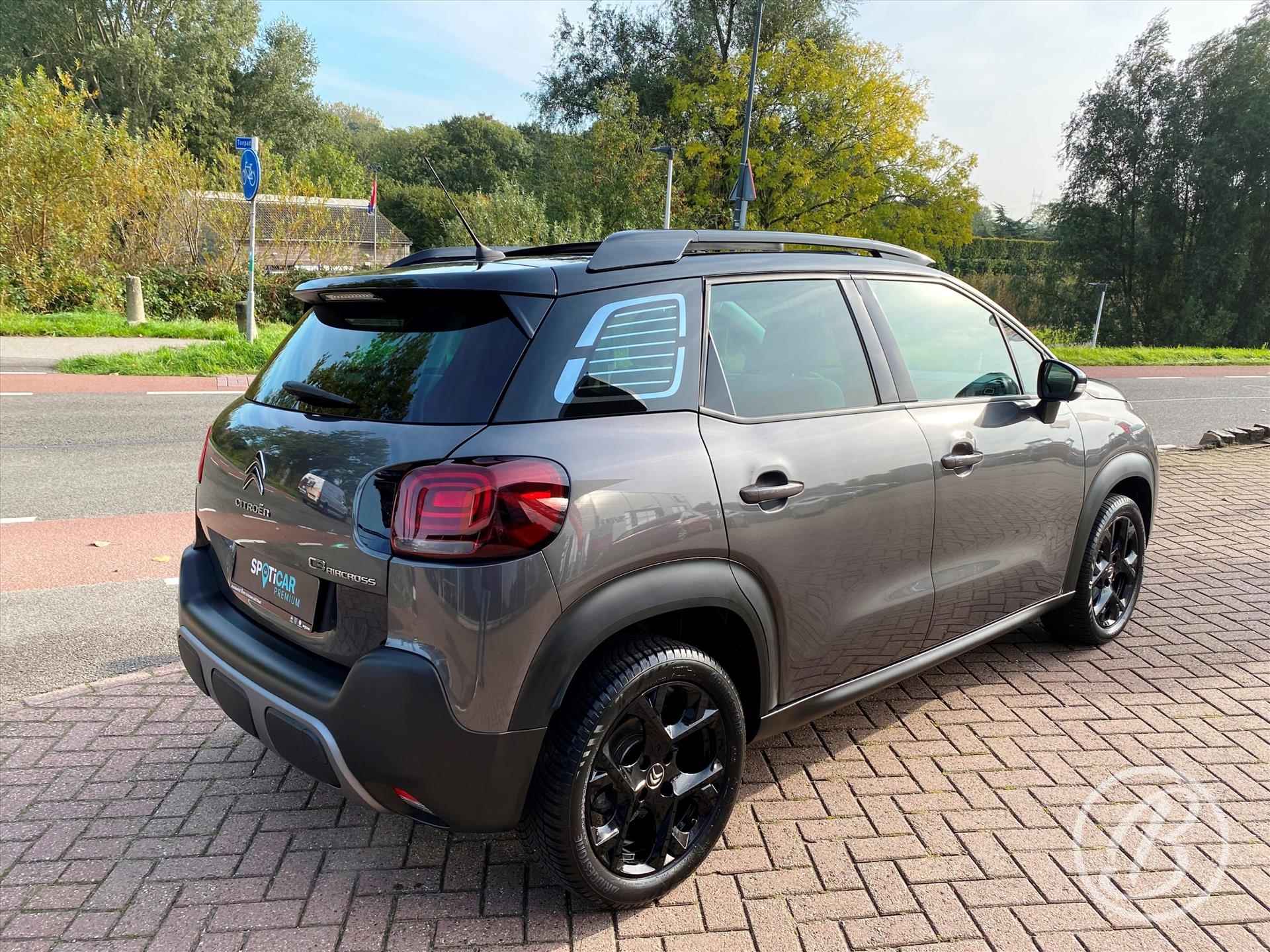 CITROEN C3 Aircross 1.2 130pk  EAT6 Automaat Shine | panoramadak, camera, voorruit&stoel verwarming, keyless, dab, navigatie, apple carplay, android auto, 17 inch velgen - 5/65