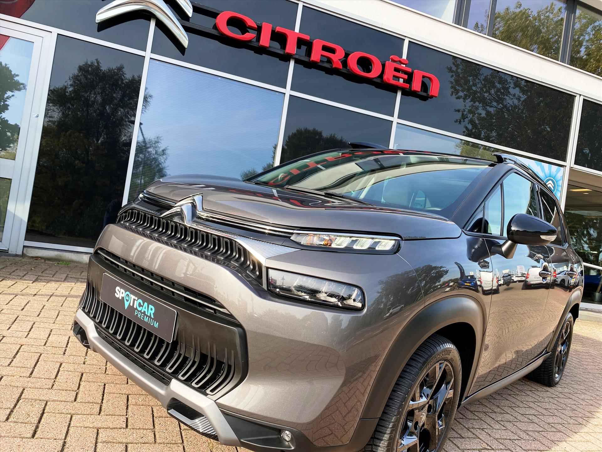 CITROEN C3 Aircross 1.2 130pk  EAT6 Automaat Shine | panoramadak, camera, voorruit&stoel verwarming, keyless, dab, navigatie, apple carplay, android auto, 17 inch velgen - 12/65