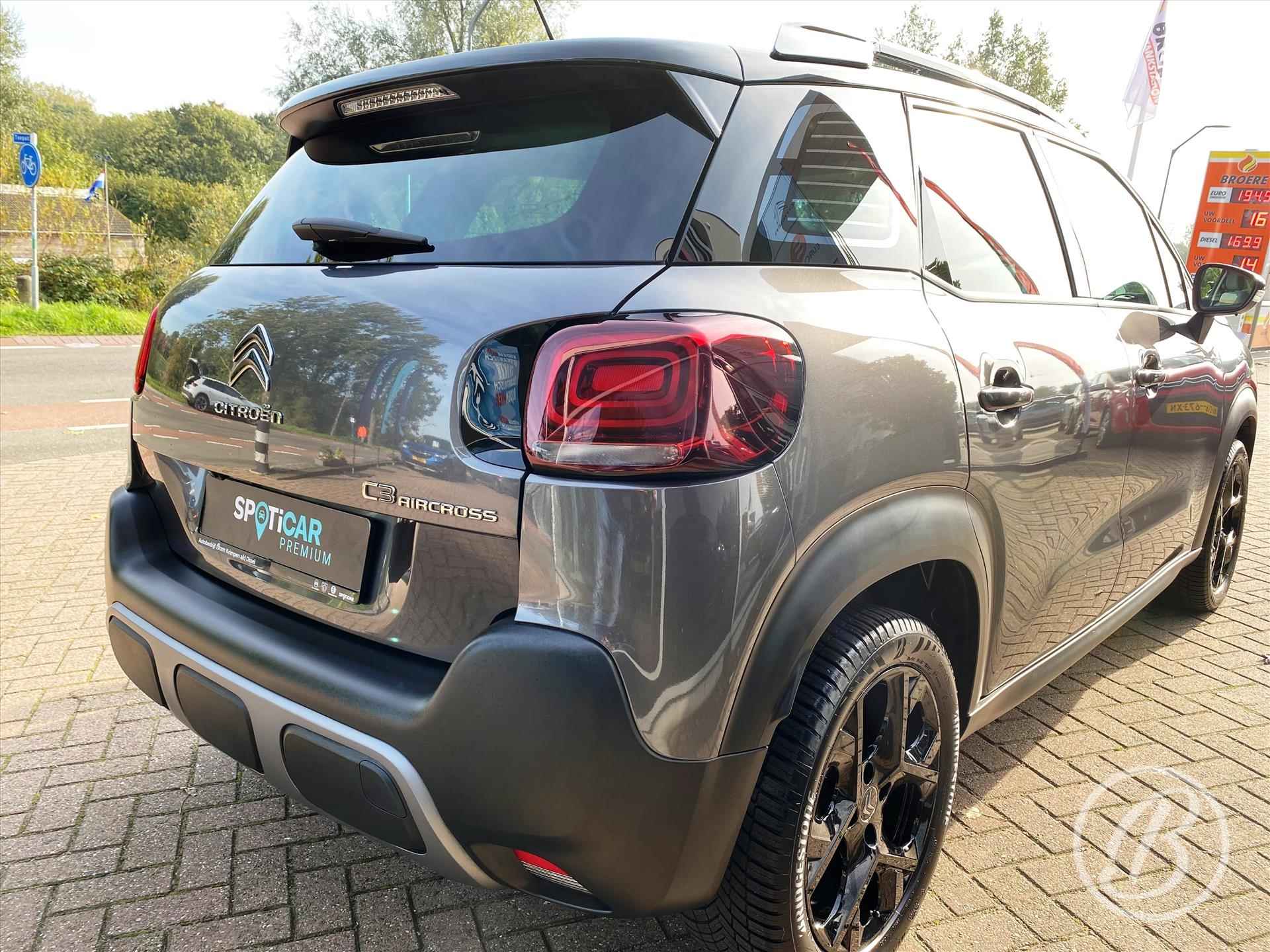 CITROEN C3 Aircross 1.2 130pk  EAT6 Automaat Shine | panoramadak, camera, voorruit&stoel verwarming, keyless, dab, navigatie, apple carplay, android auto, 17 inch velgen - 38/65