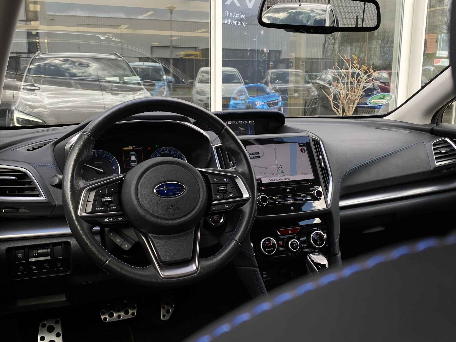 Subaru XV 2.0i e-BOXER Premium | Adaptieve Cruise Control | Achteruitrijcamera | Navigatie | Stoelverwarming voor | Parkeersensoren achter | Schuif/kantel dak | - 11/40