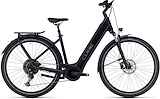 CUBE Touring Hybrid Pro 625 Dames Black/metal 50cm EE S 2023